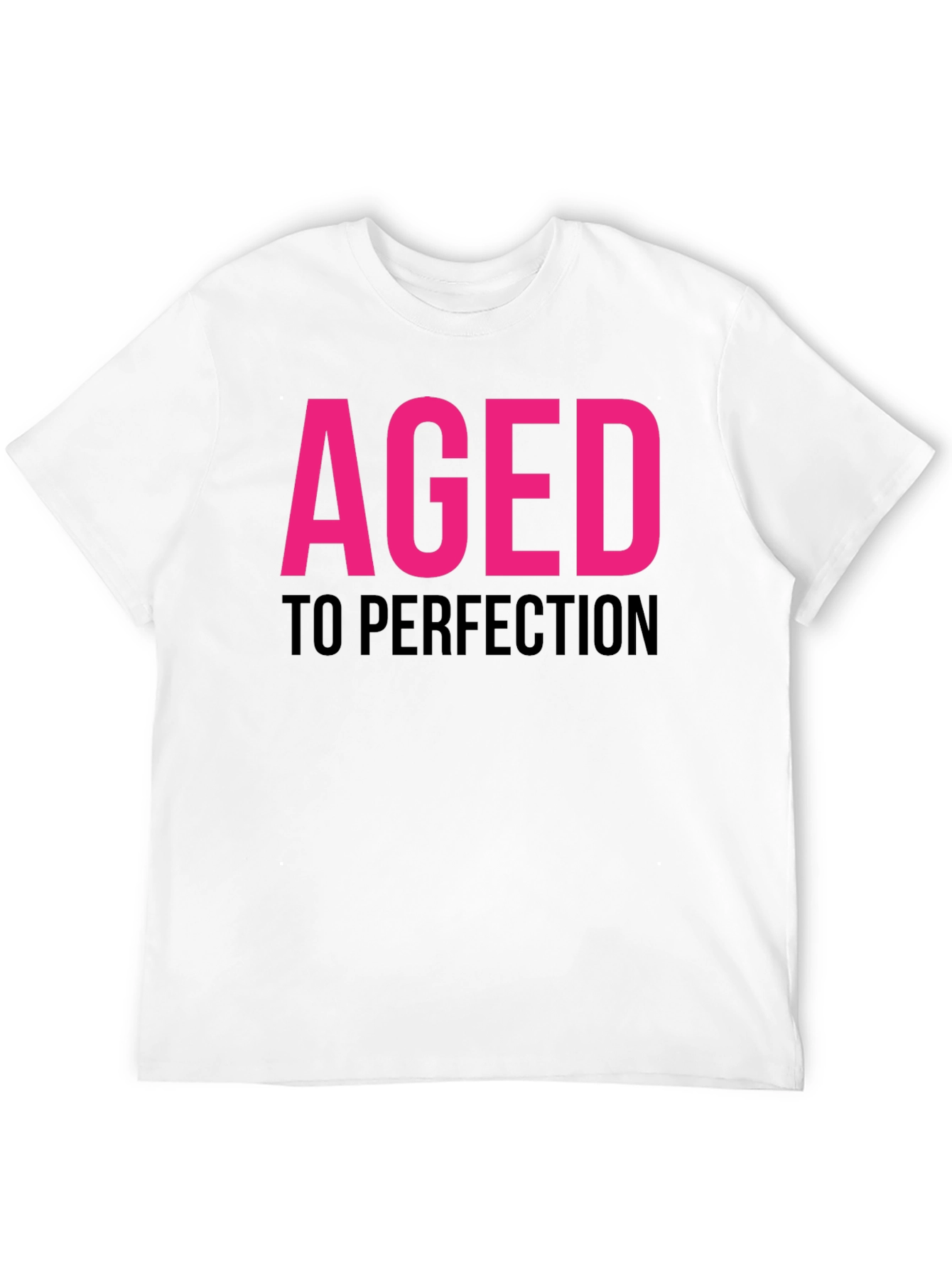 Aged To Perfection Black Graphic T-Shirt