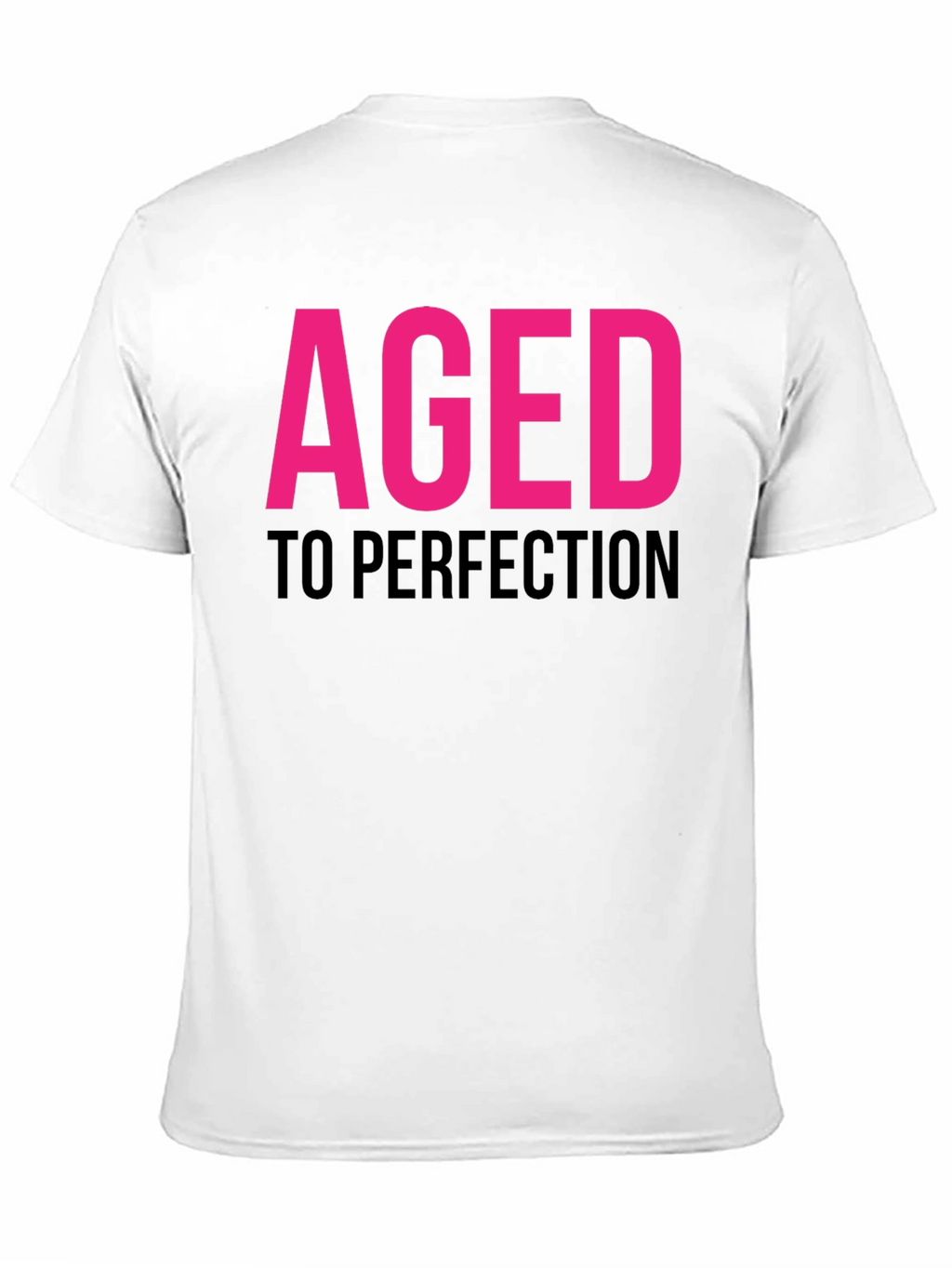 Aged To Perfection Black Graphic T-Shirt