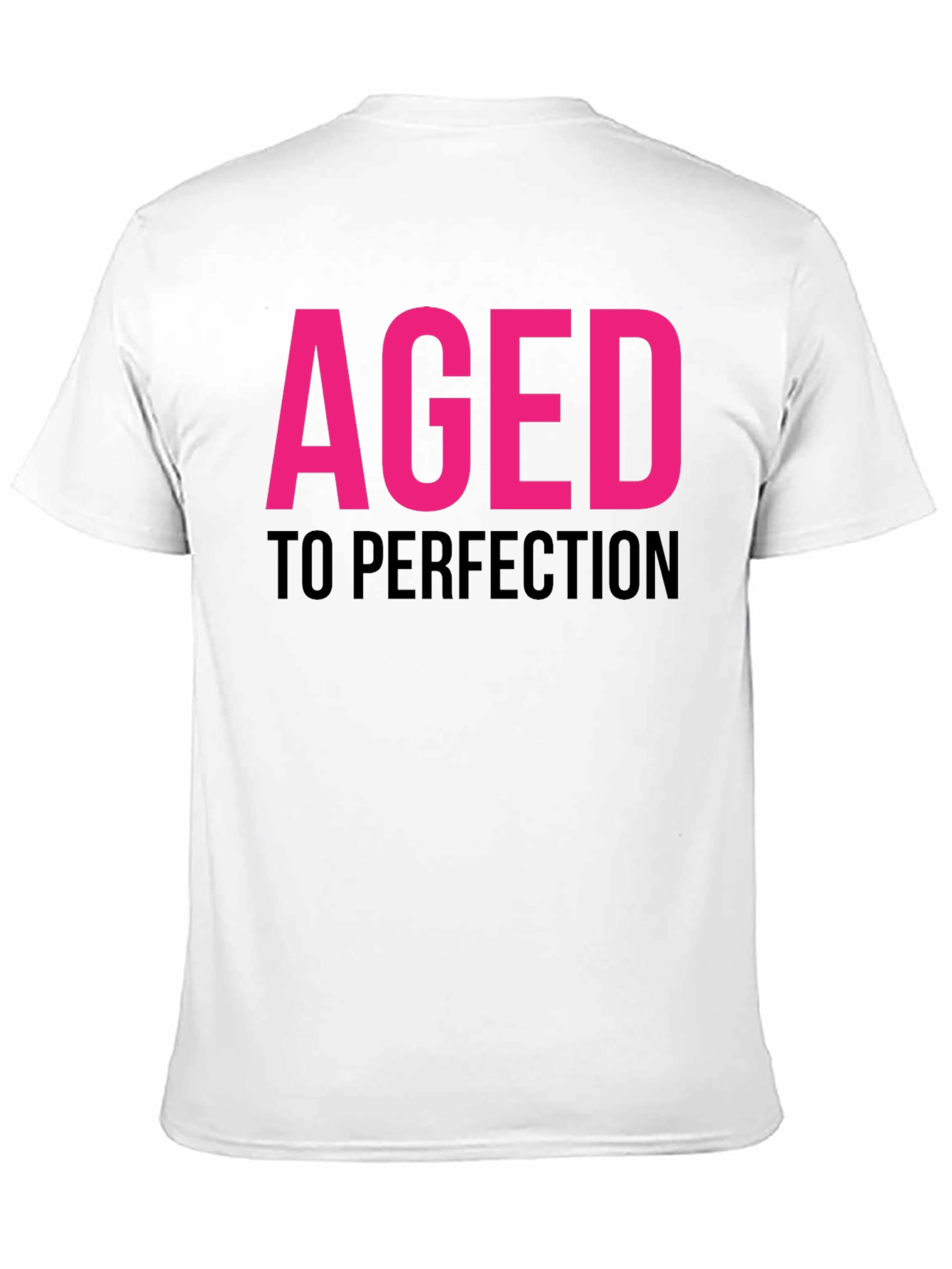 Aged To Perfection Black Graphic T-Shirt