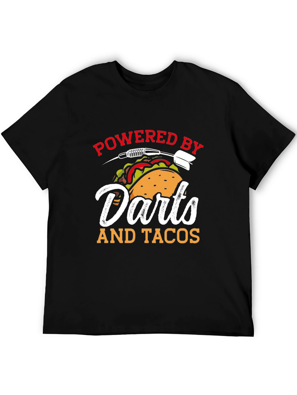 Darts and Tacos Powered T-Shirt