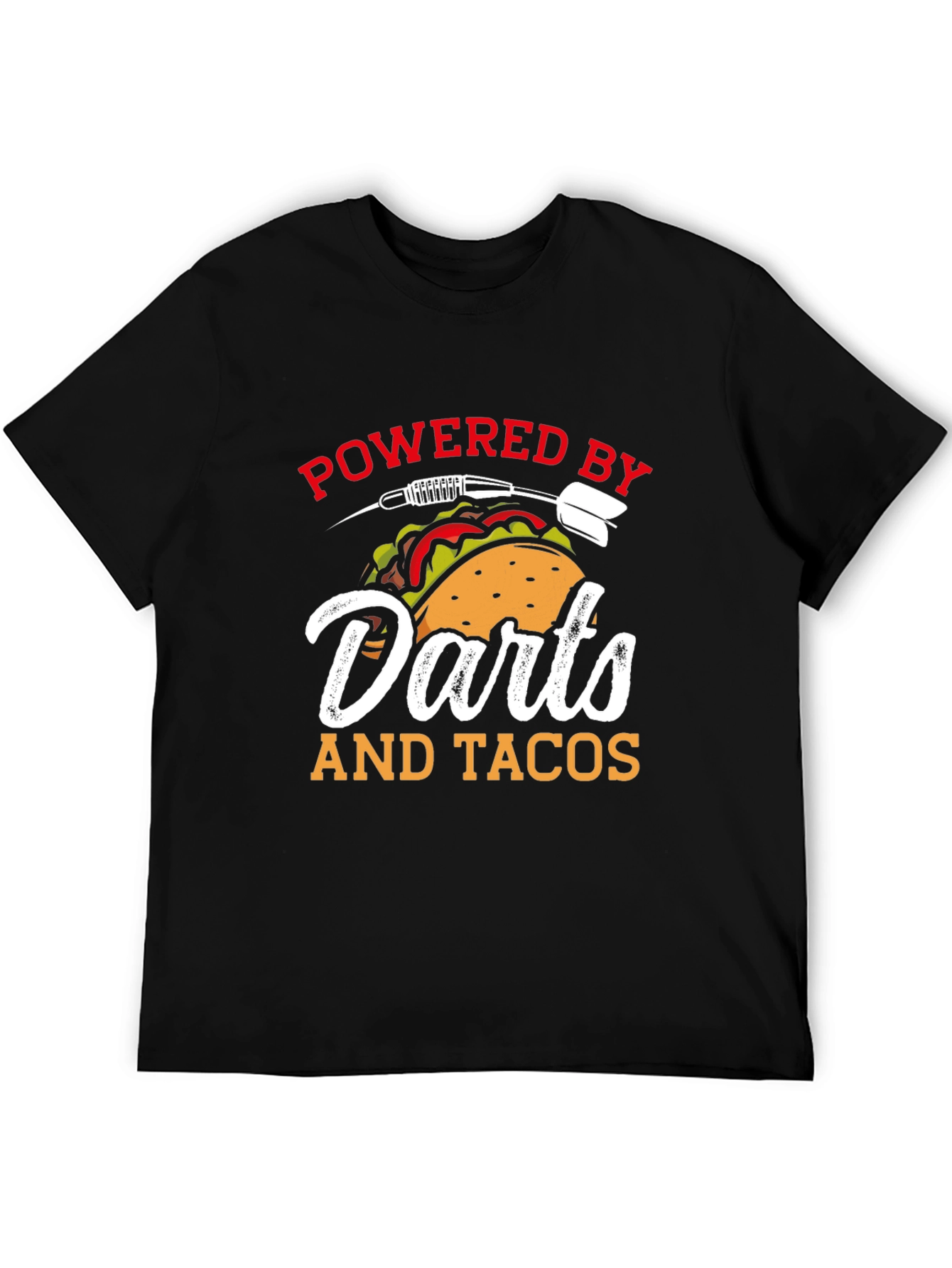 Darts and Tacos Powered T-Shirt