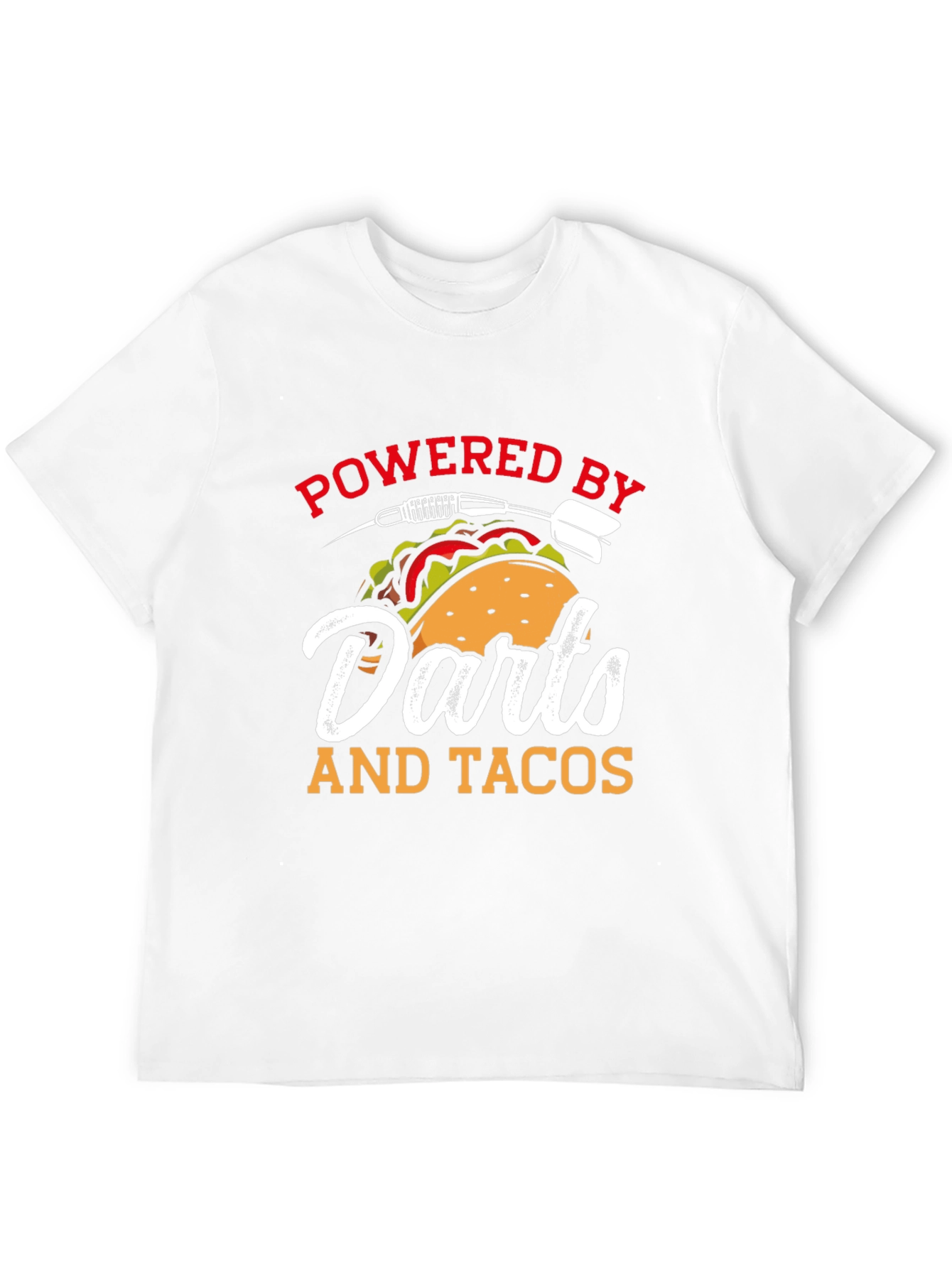 Darts and Tacos Powered T-Shirt