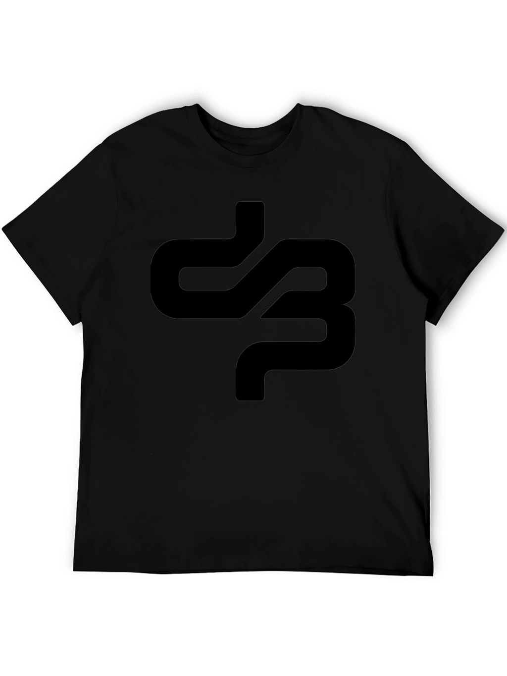 Minimalist Black Graphic Tee - Abstract Design