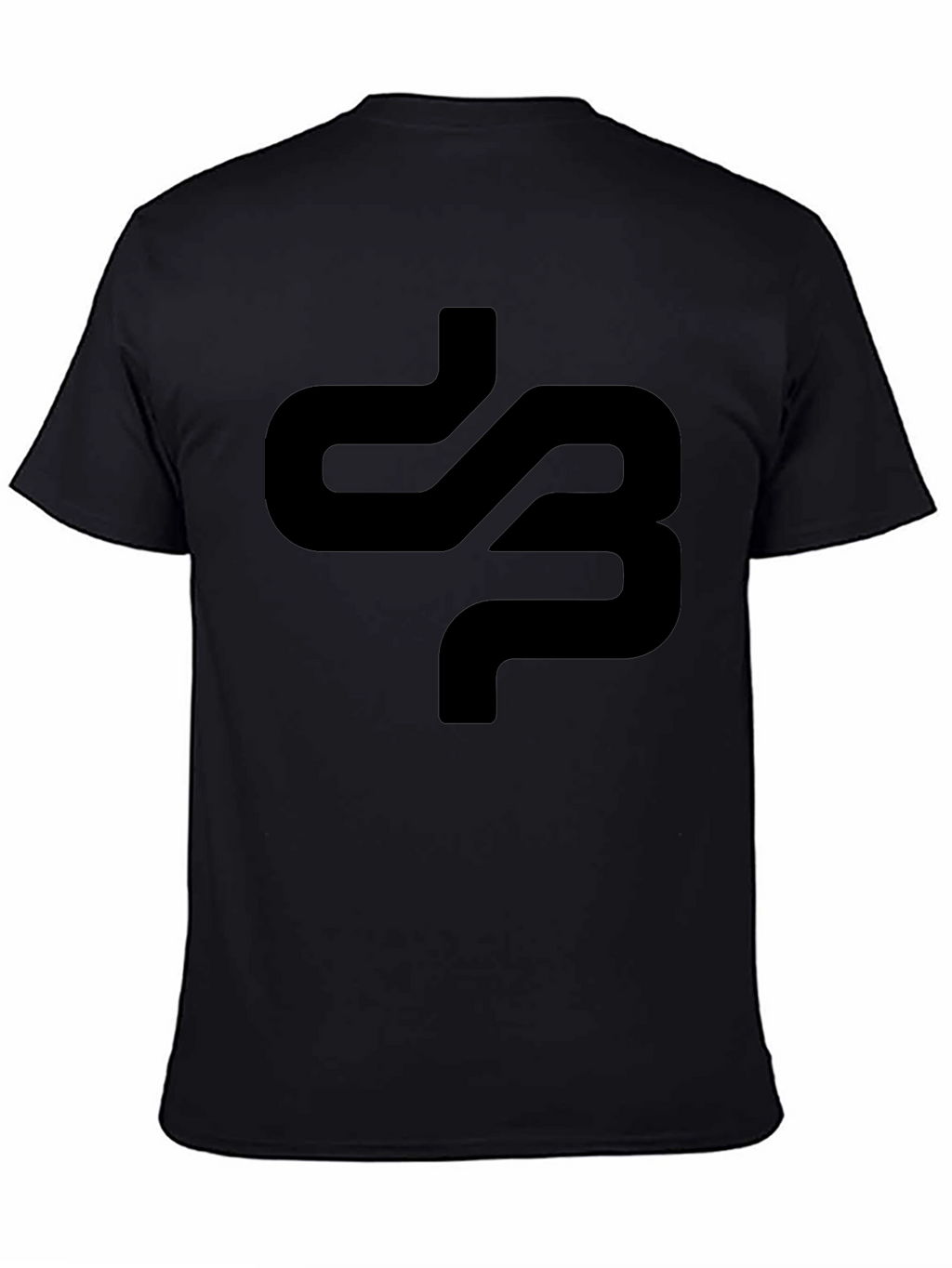 Minimalist Black Graphic Tee - Abstract Design