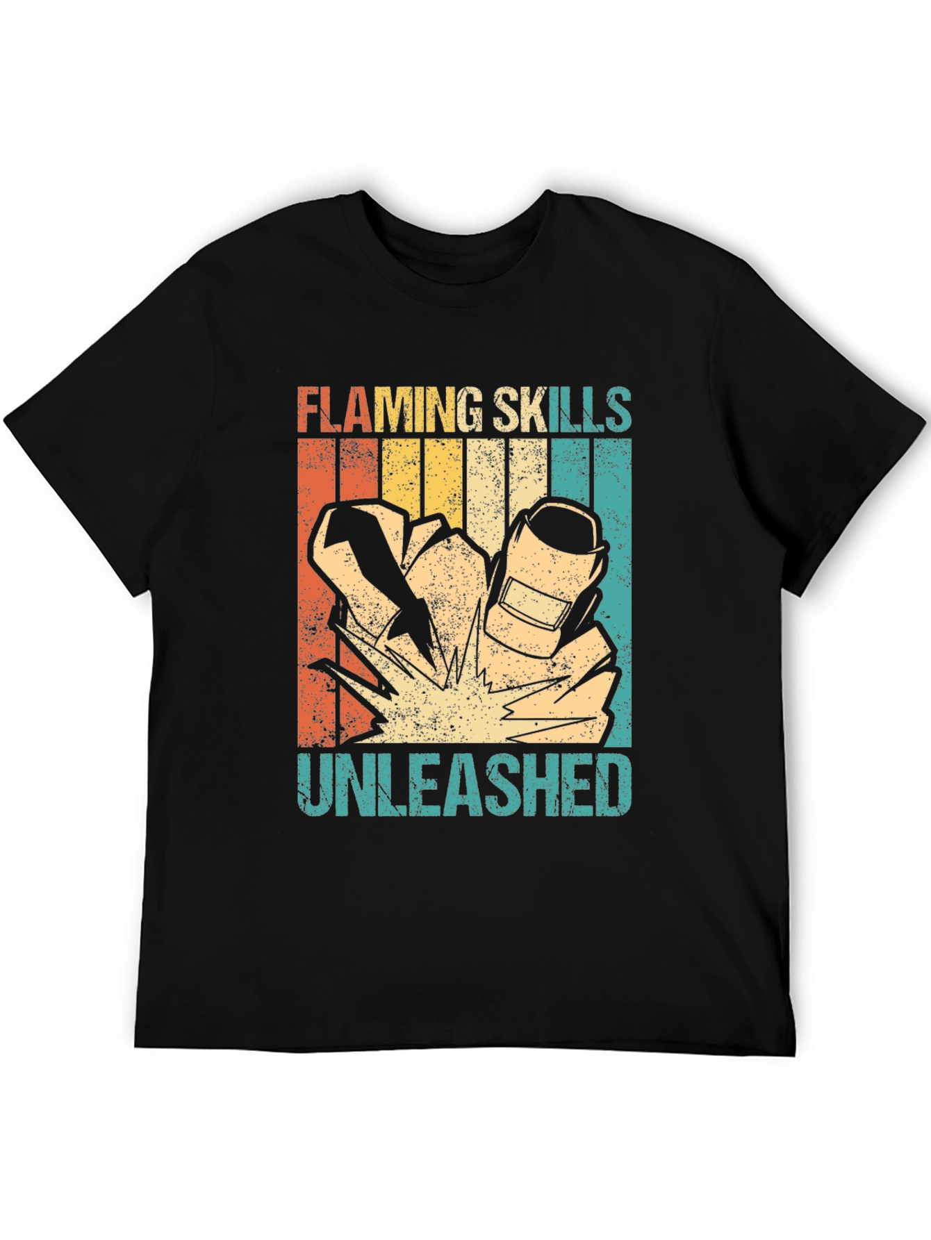 Flaming Skills Unleashed Graphic Tee