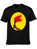 Torch Graphic Tee - Black Unisex T-Shirt