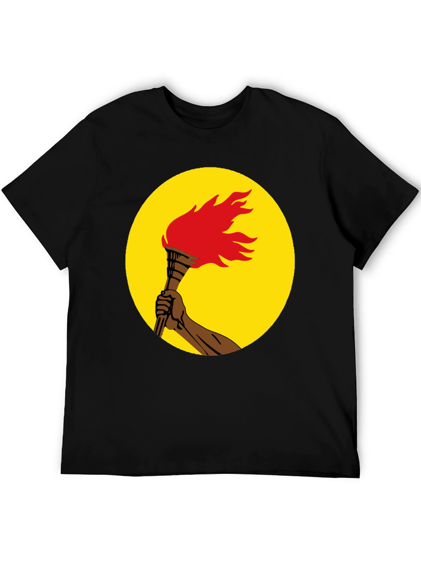 Torch Graphic Tee - Black Unisex T-Shirt