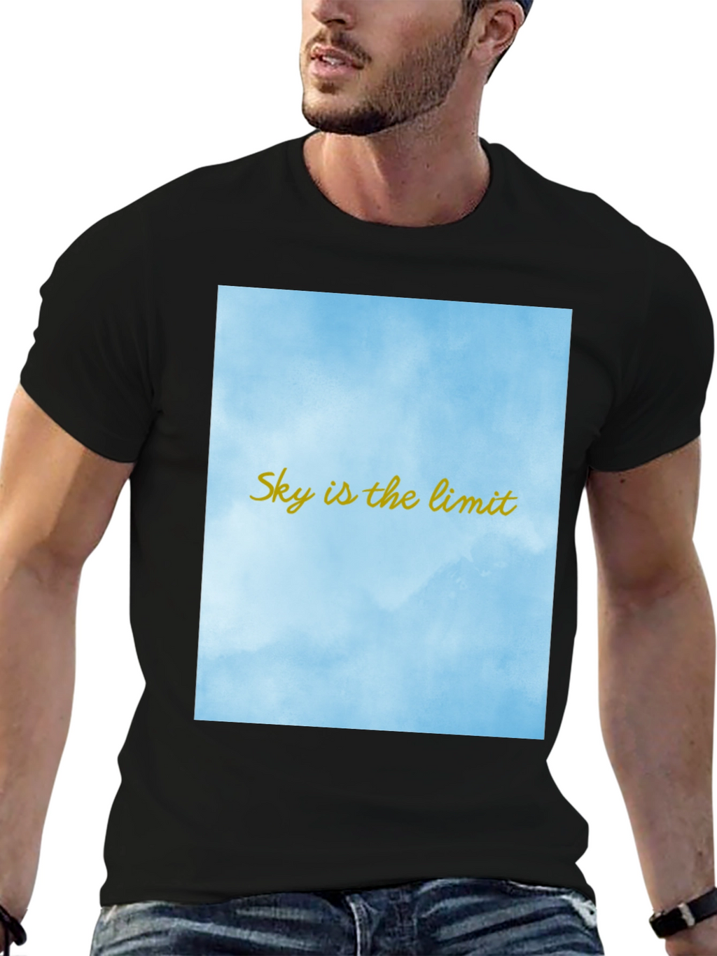 Skys the Limit T-Shirt - Motivational Graphic Tee
