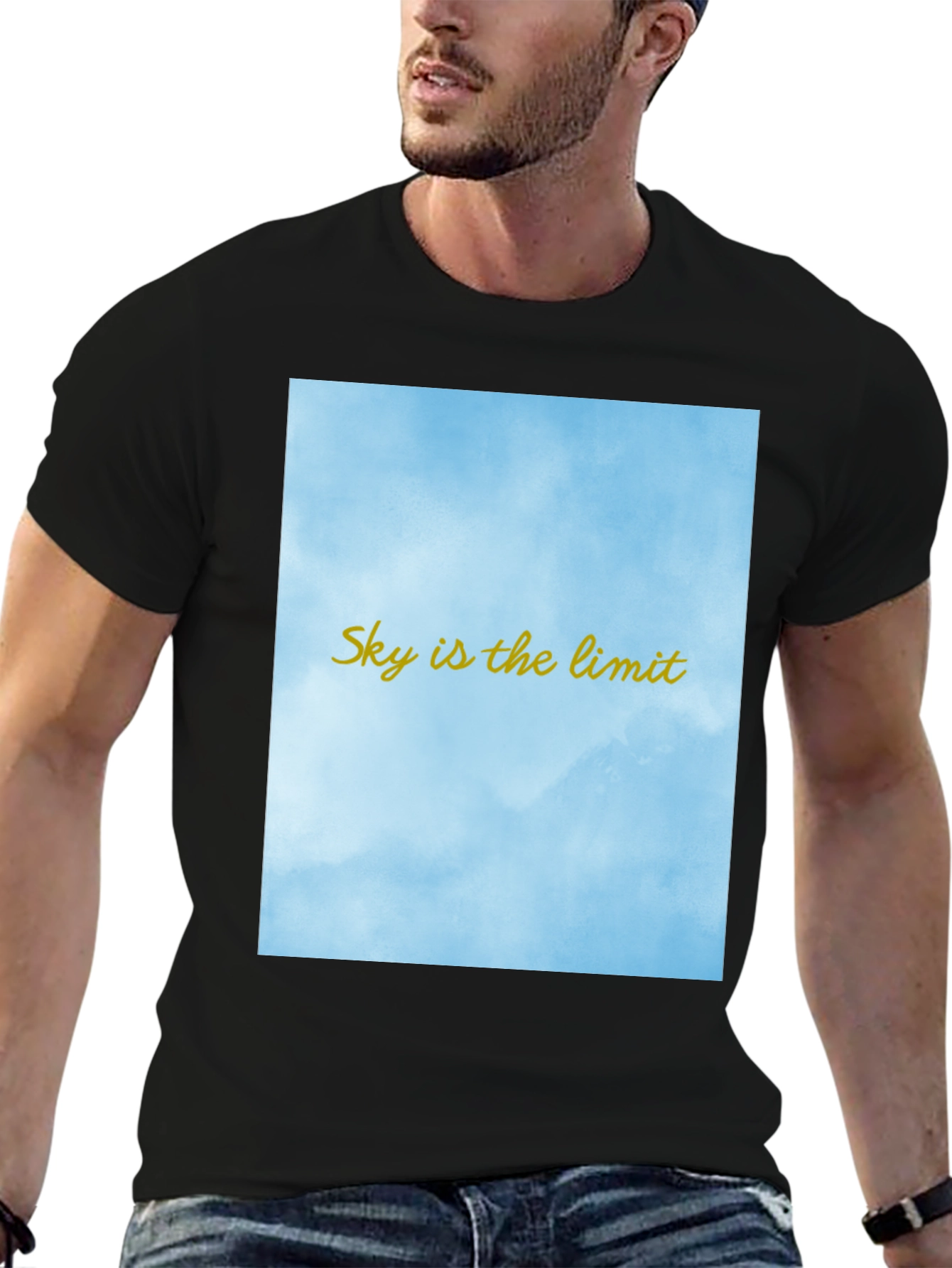 Skys the Limit T-Shirt - Motivational Graphic Tee