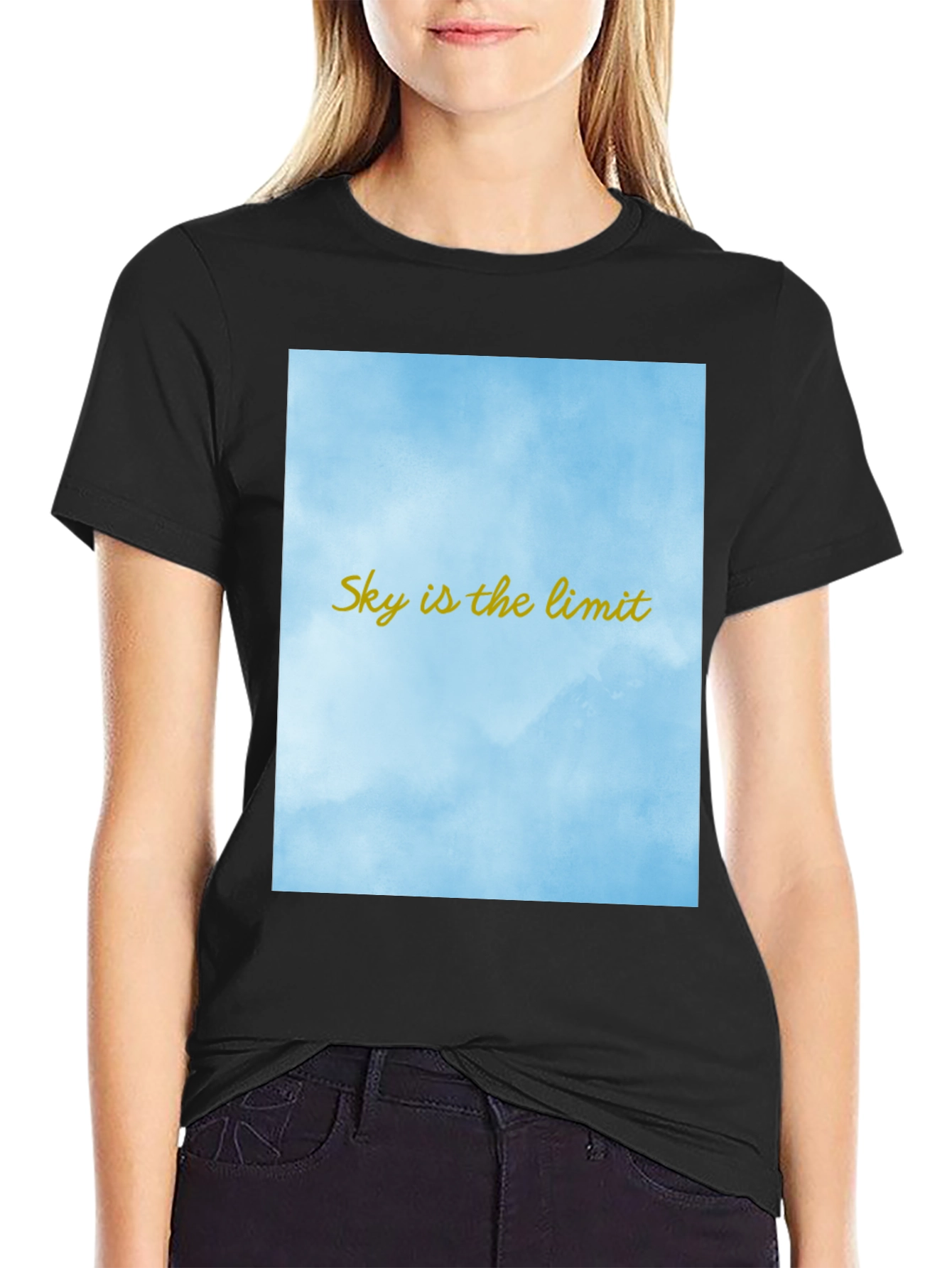Skys the Limit T-Shirt - Motivational Graphic Tee