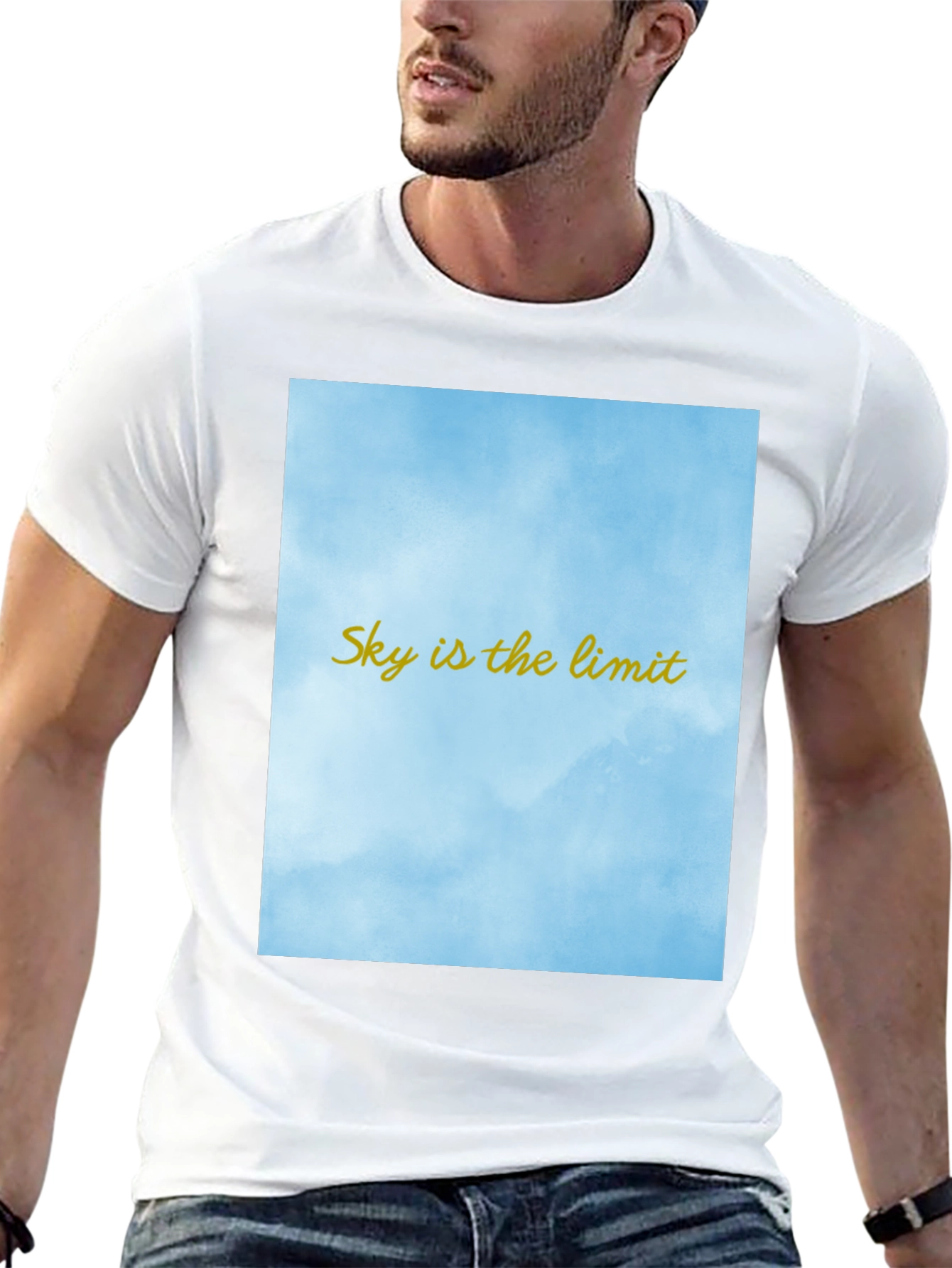 Skys the Limit T-Shirt - Motivational Graphic Tee