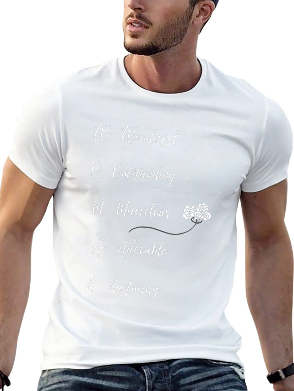 Wonderful Woman Graphic Tee - Black