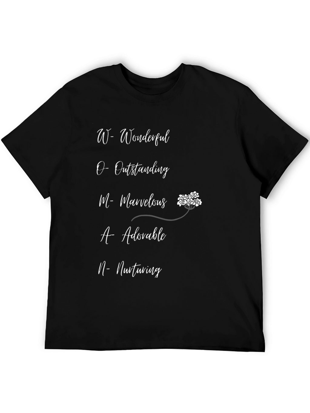 Wonderful Woman Graphic Tee - Black