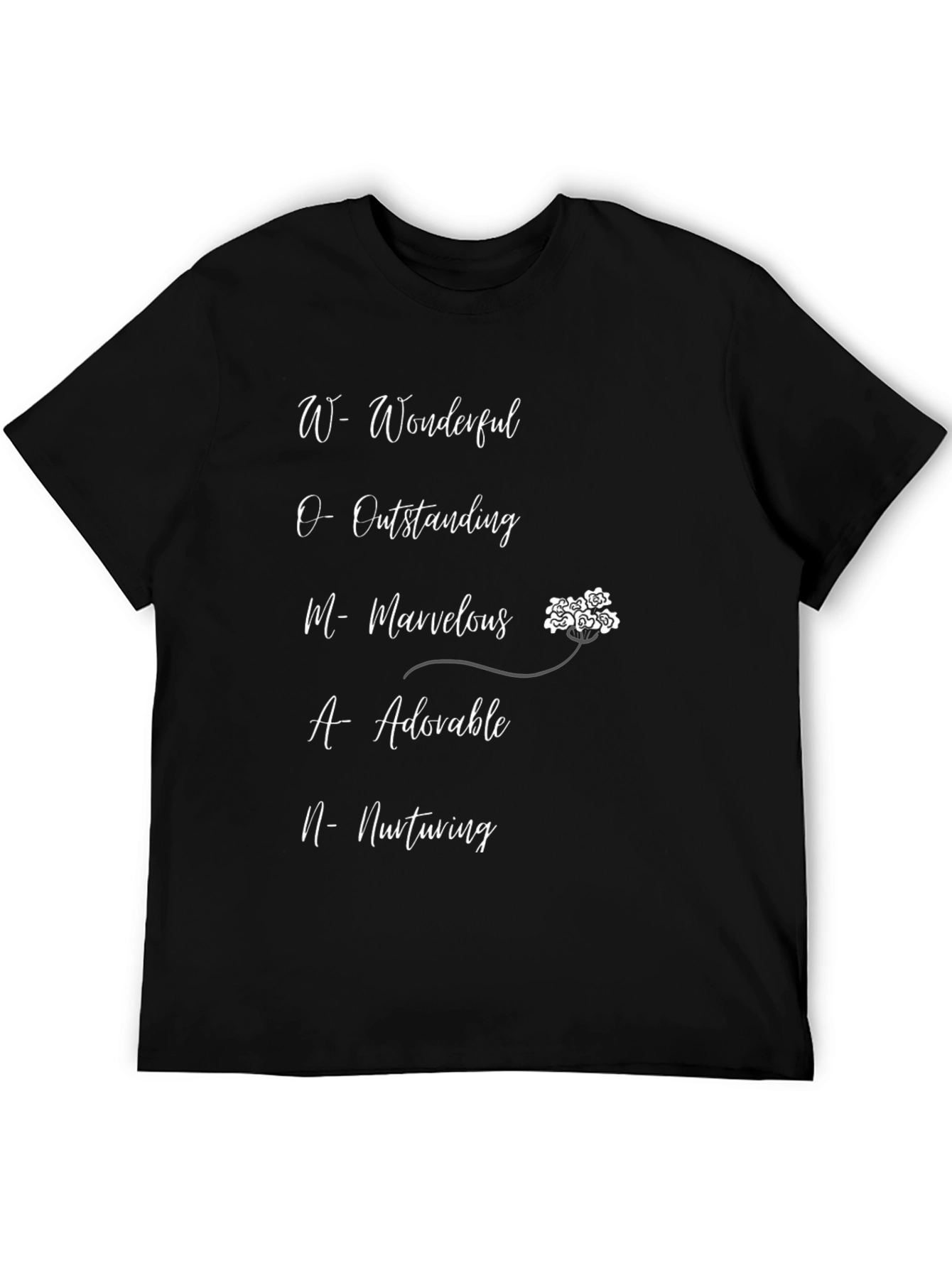 Wonderful Woman Graphic Tee - Black