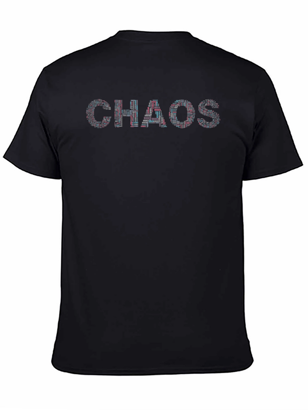 Chaos Typography T-Shirt - Black Graphic Tee