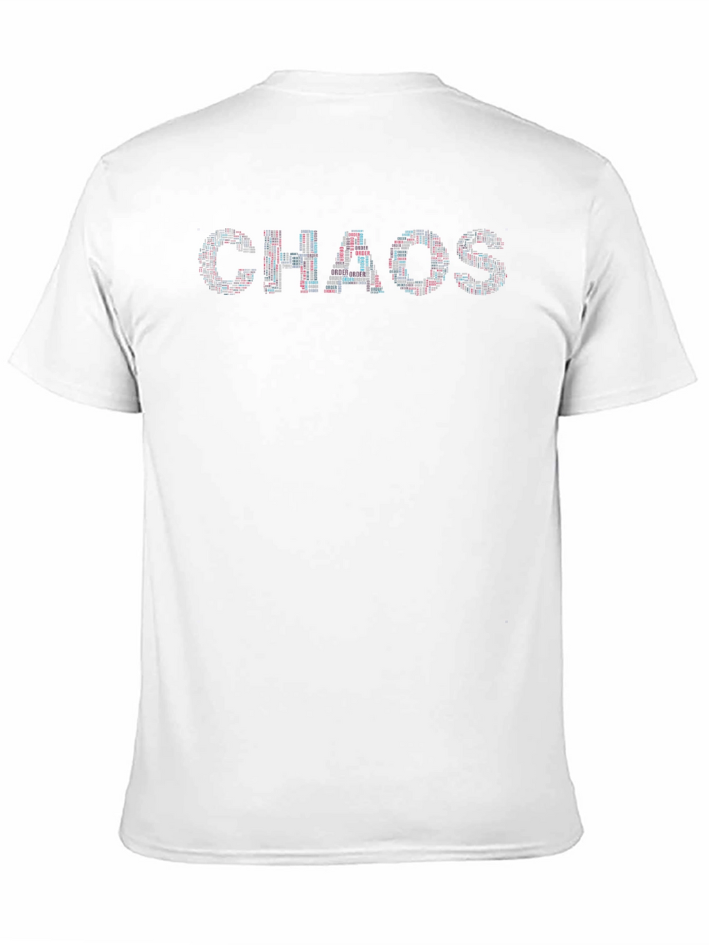 Chaos Typography T-Shirt - Black Graphic Tee