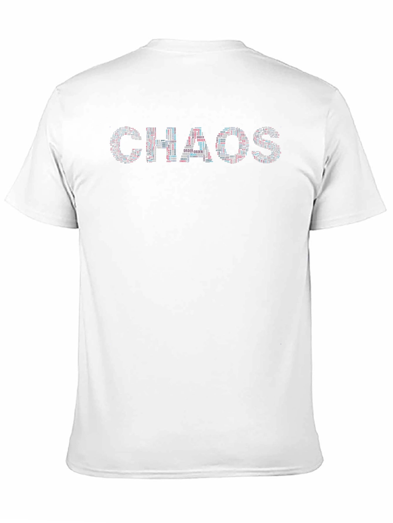 Chaos Typography T-Shirt - Black Graphic Tee