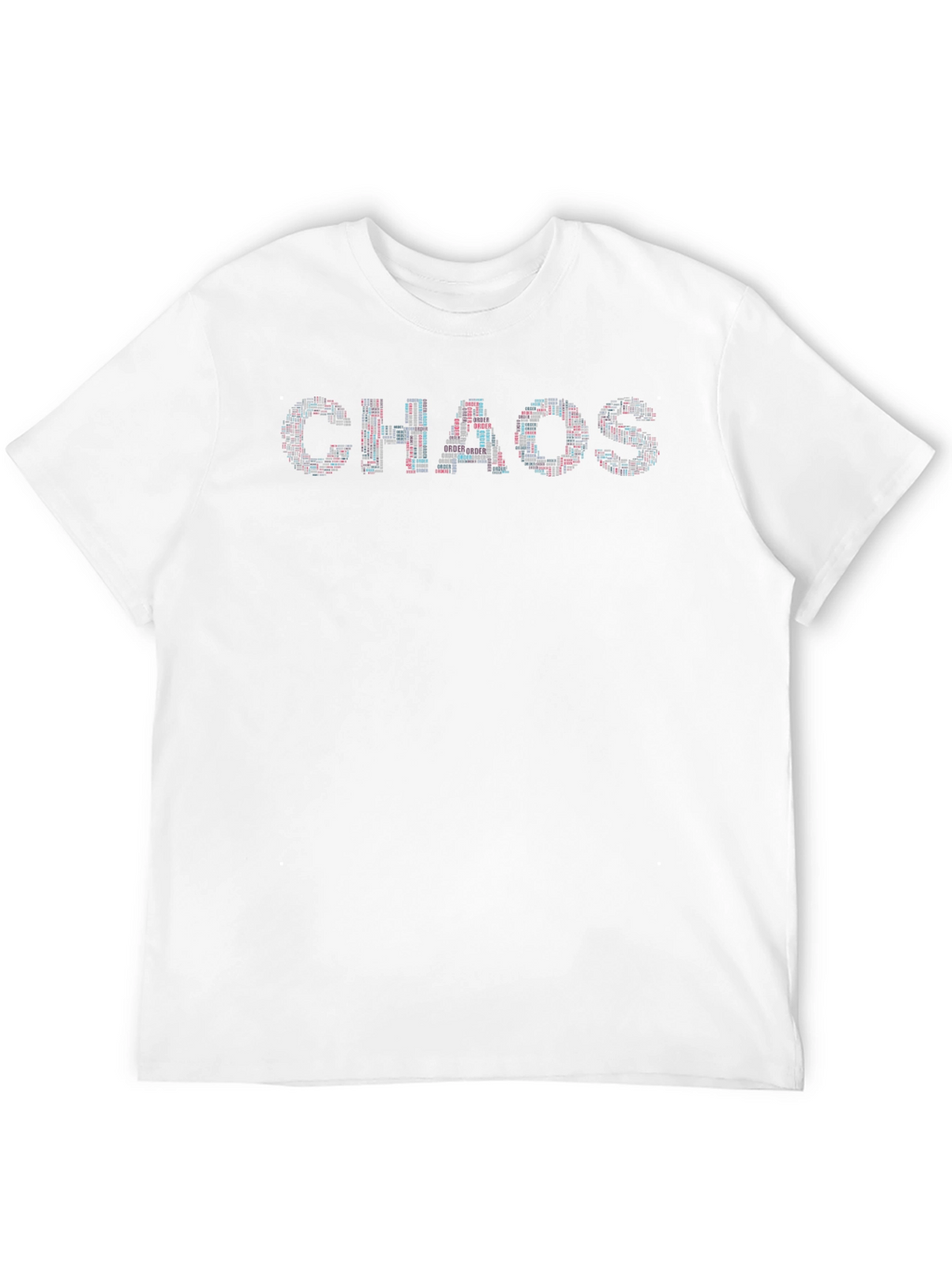 Chaos Typography T-Shirt - Black Graphic Tee