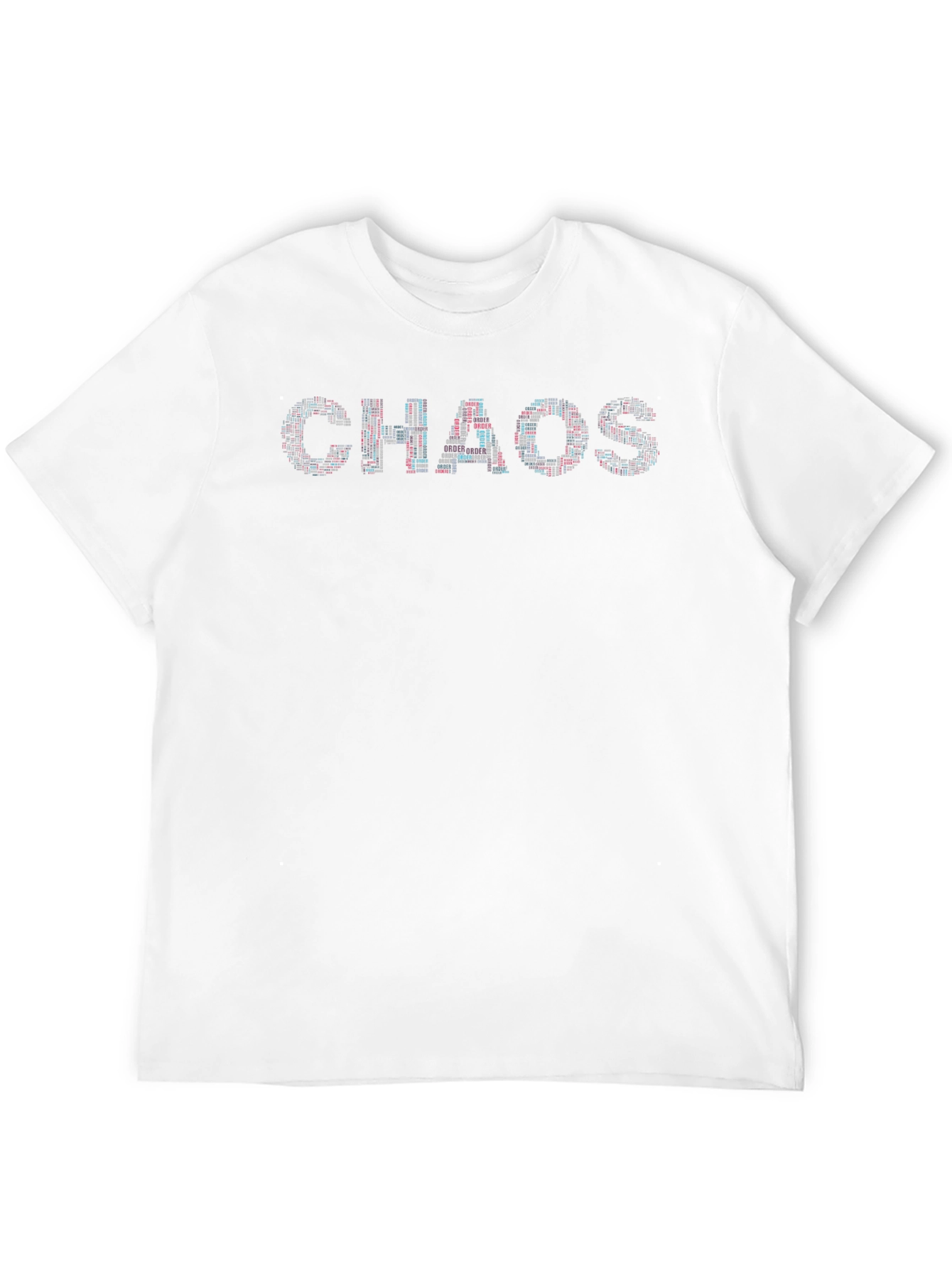 Chaos Typography T-Shirt - Black Graphic Tee
