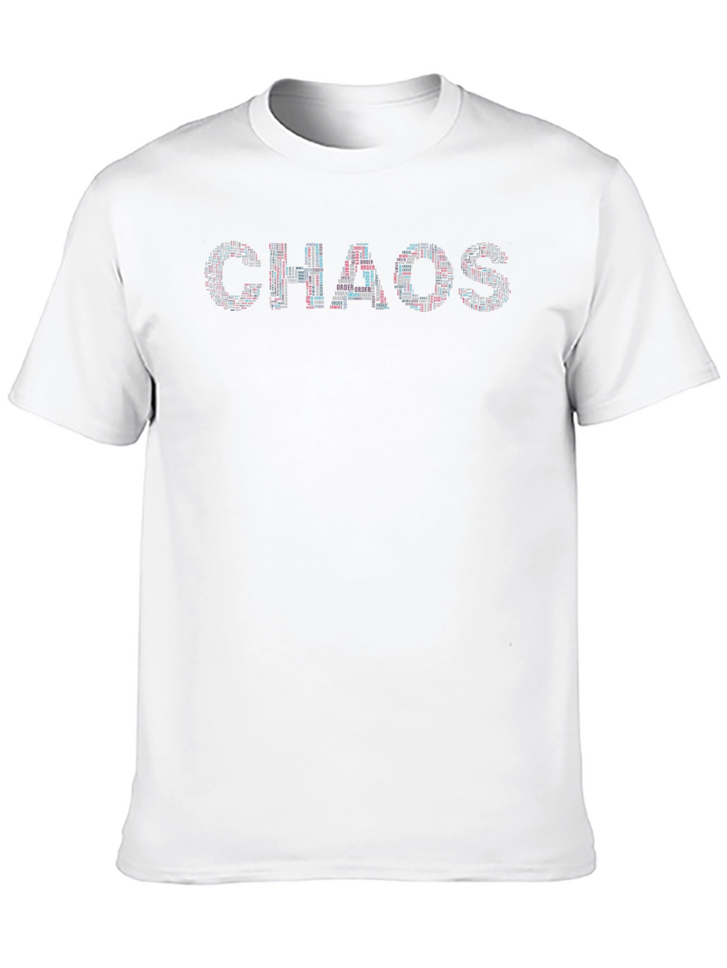 Chaos Typography T-Shirt - Black Graphic Tee