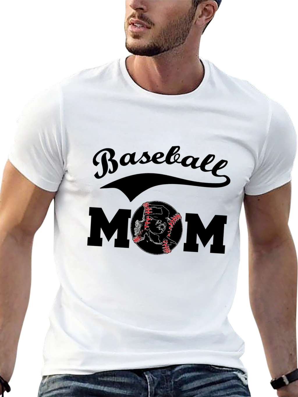 Baseball Mom Graphic Tee