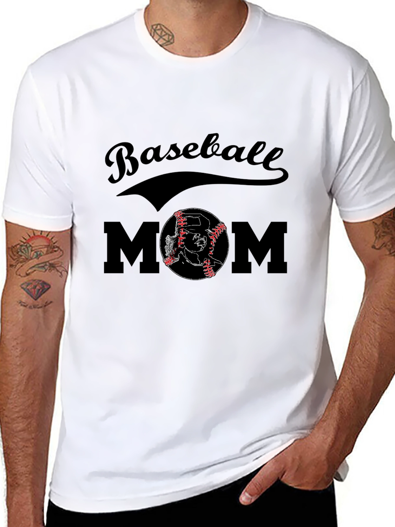 Baseball Mom Graphic Tee