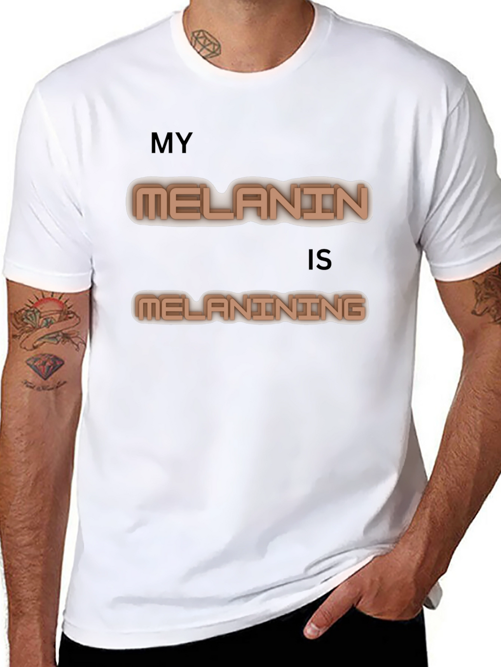 Melanin Power Black T-Shirt