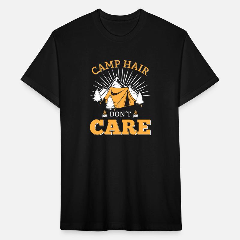 Camp Hair Don't Care T Shirt