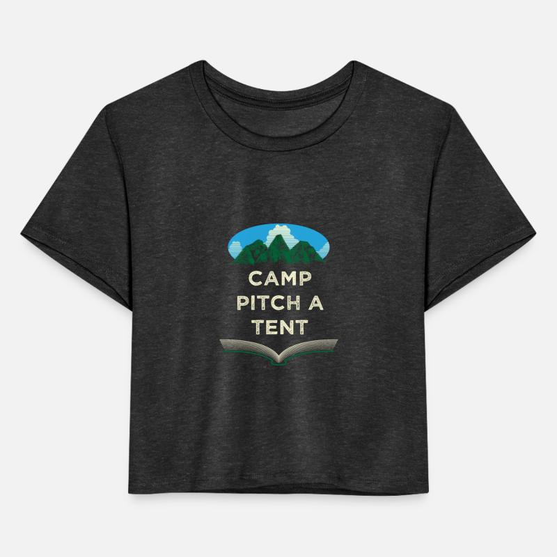 Camp Pitch a Tent Summer Camping Tropical Camper W