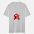 Cartoon La Tomatina Shocked Tomato