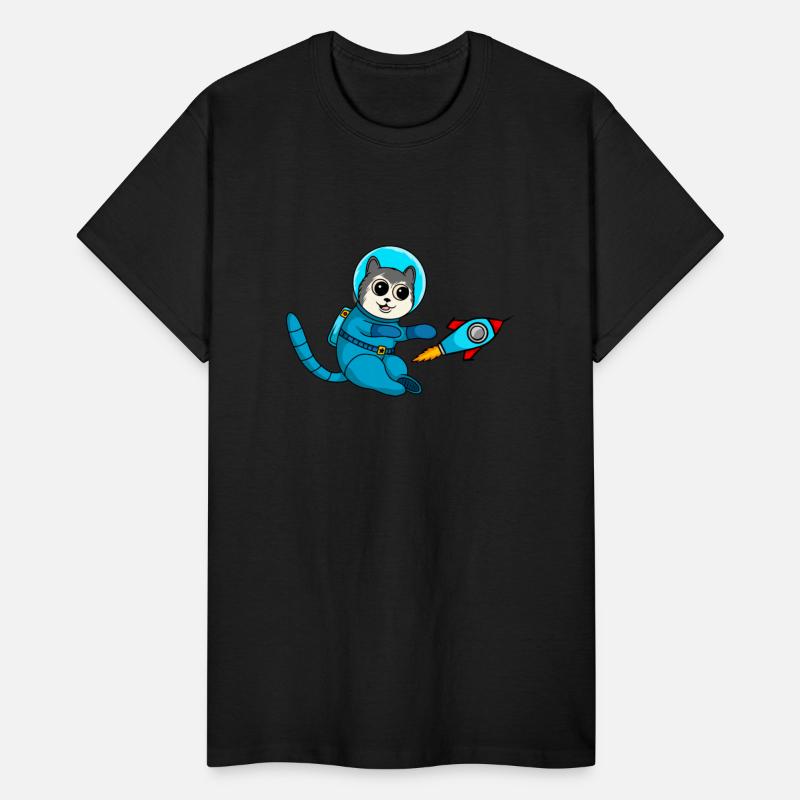 Cat Space Rocket Ship Outer Space Adventure
