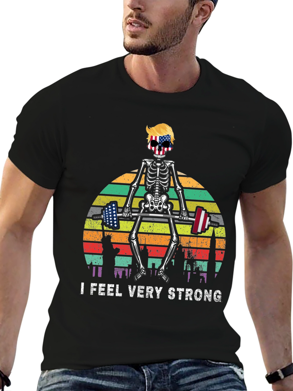 Strong Skeleton Lifting Shirt
