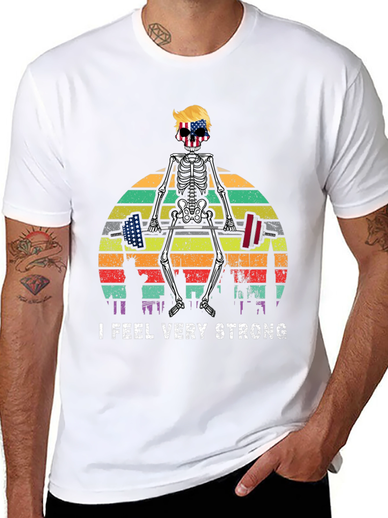 Strong Skeleton Lifting Shirt