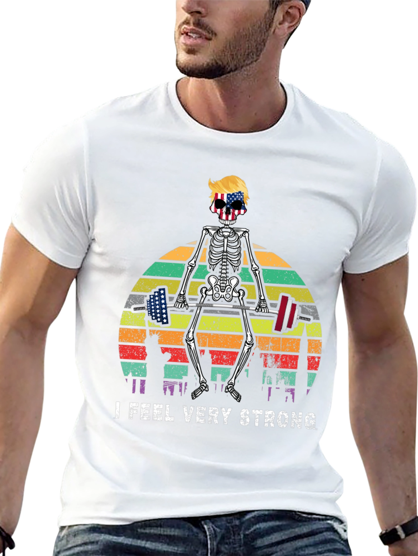 Strong Skeleton Lifting Shirt