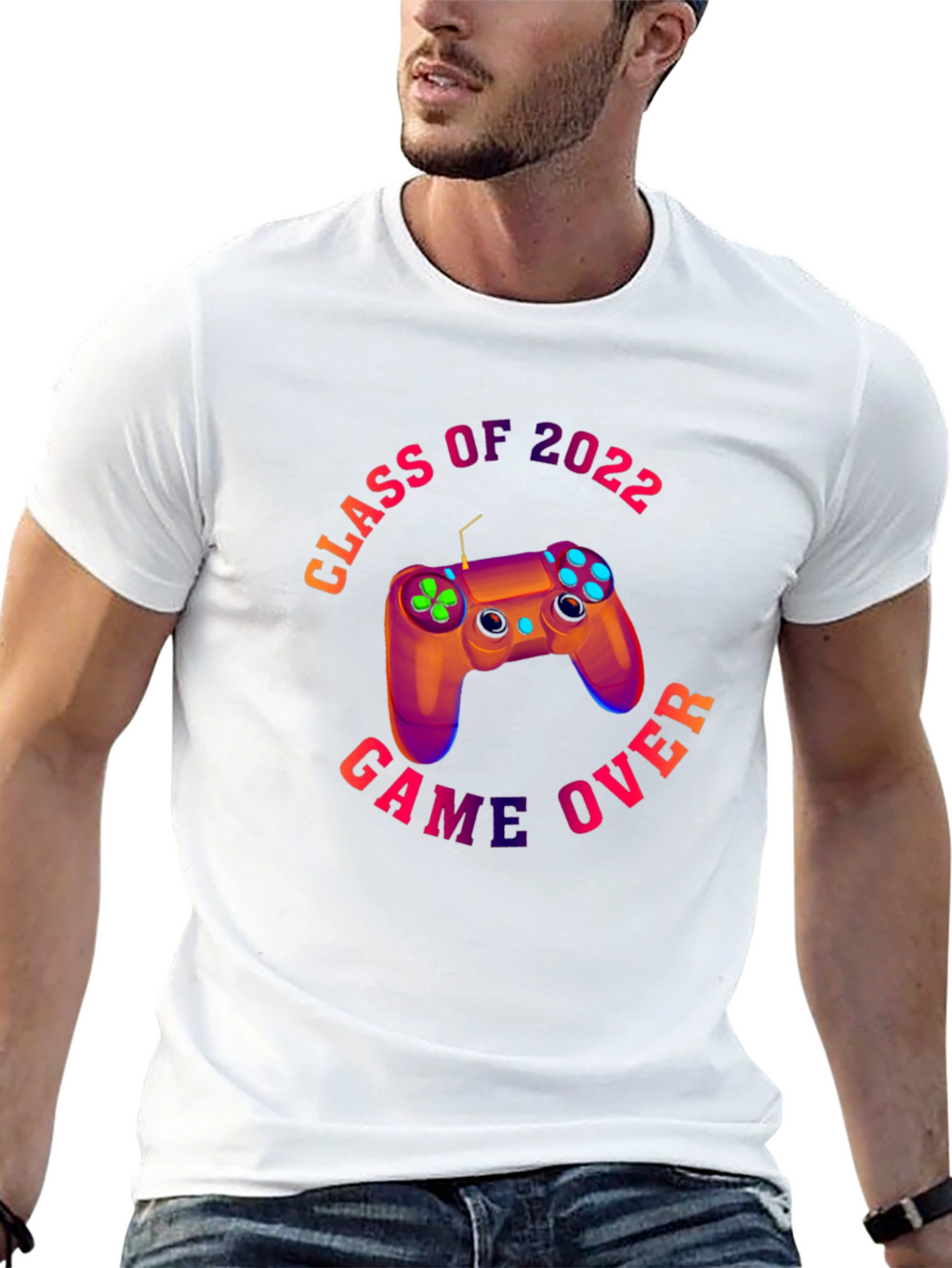 Class of 2022 Game Over Black T-Shirt
