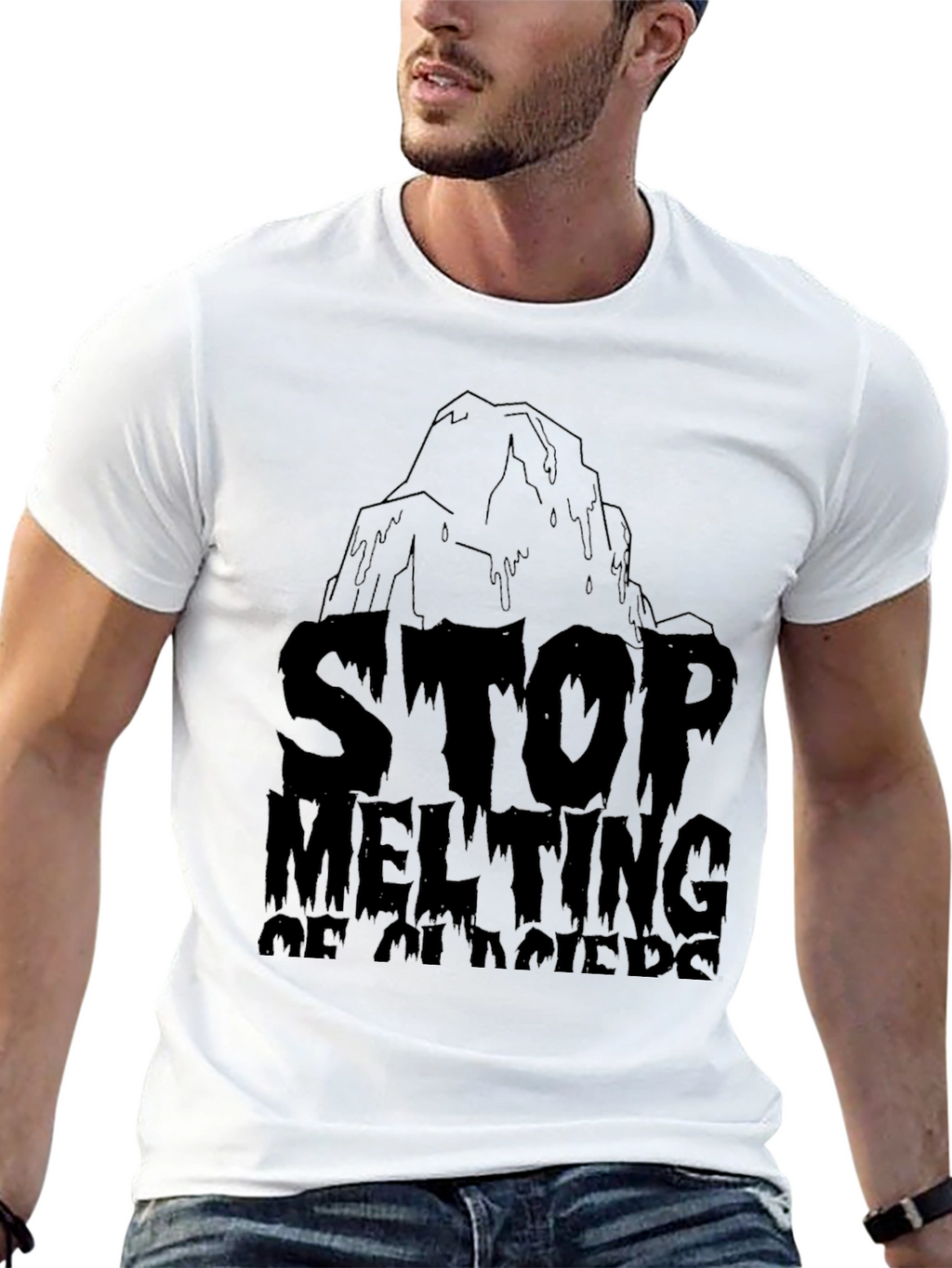 Stop Melting Glaciers Graphic T-Shirt