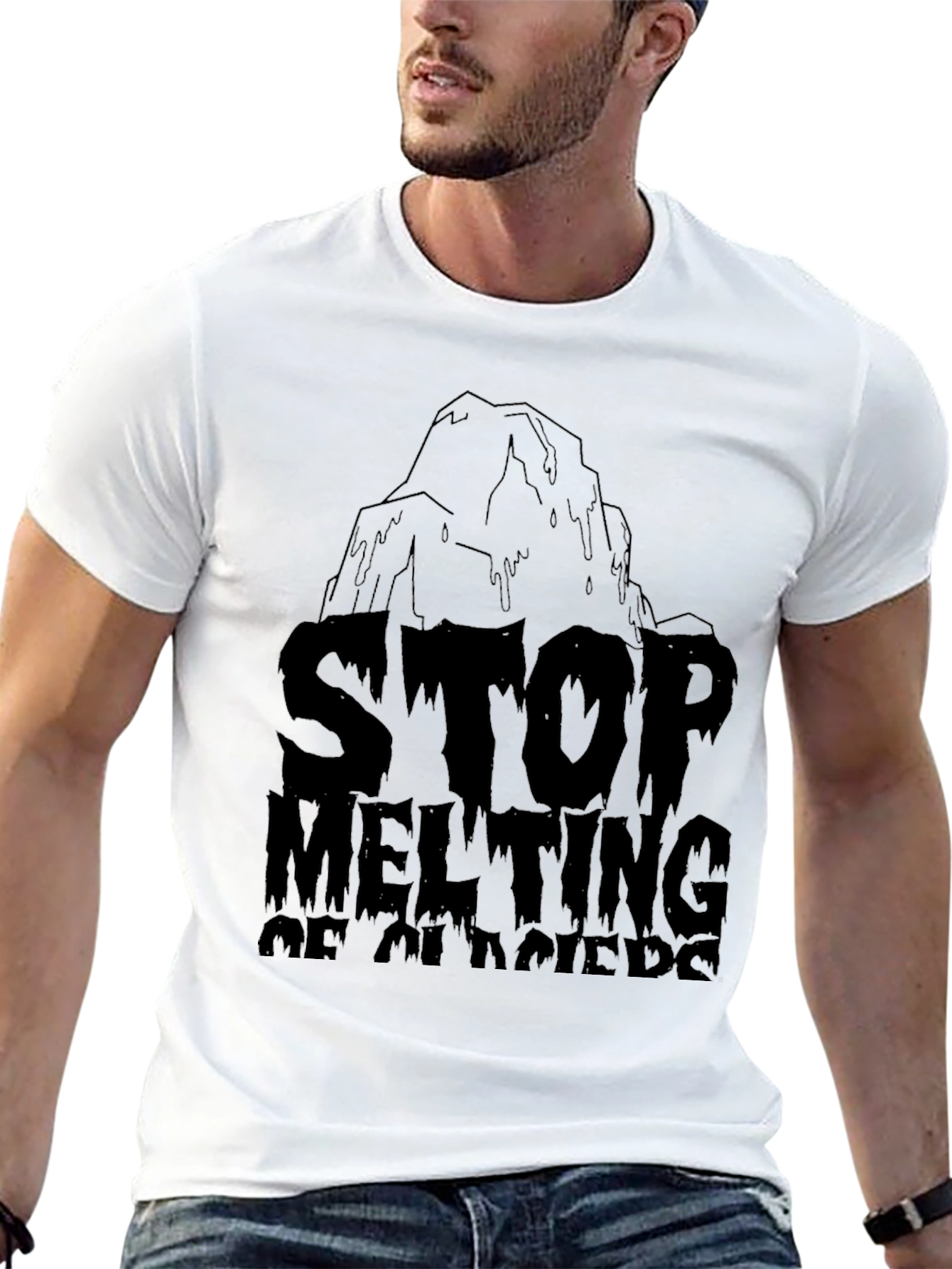 Stop Melting Glaciers Graphic T-Shirt