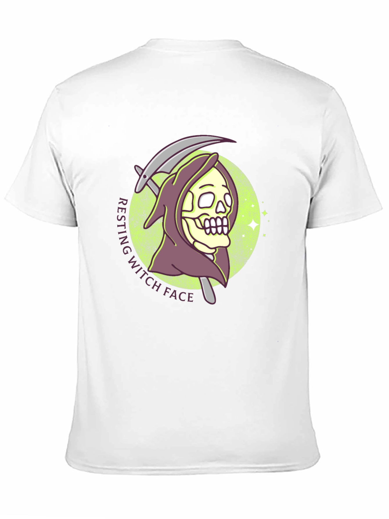 Resting Witch Face Graphic T-Shirt
