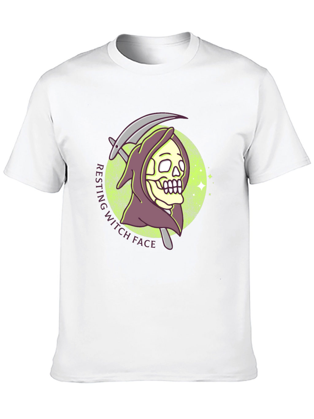 Resting Witch Face Graphic T-Shirt