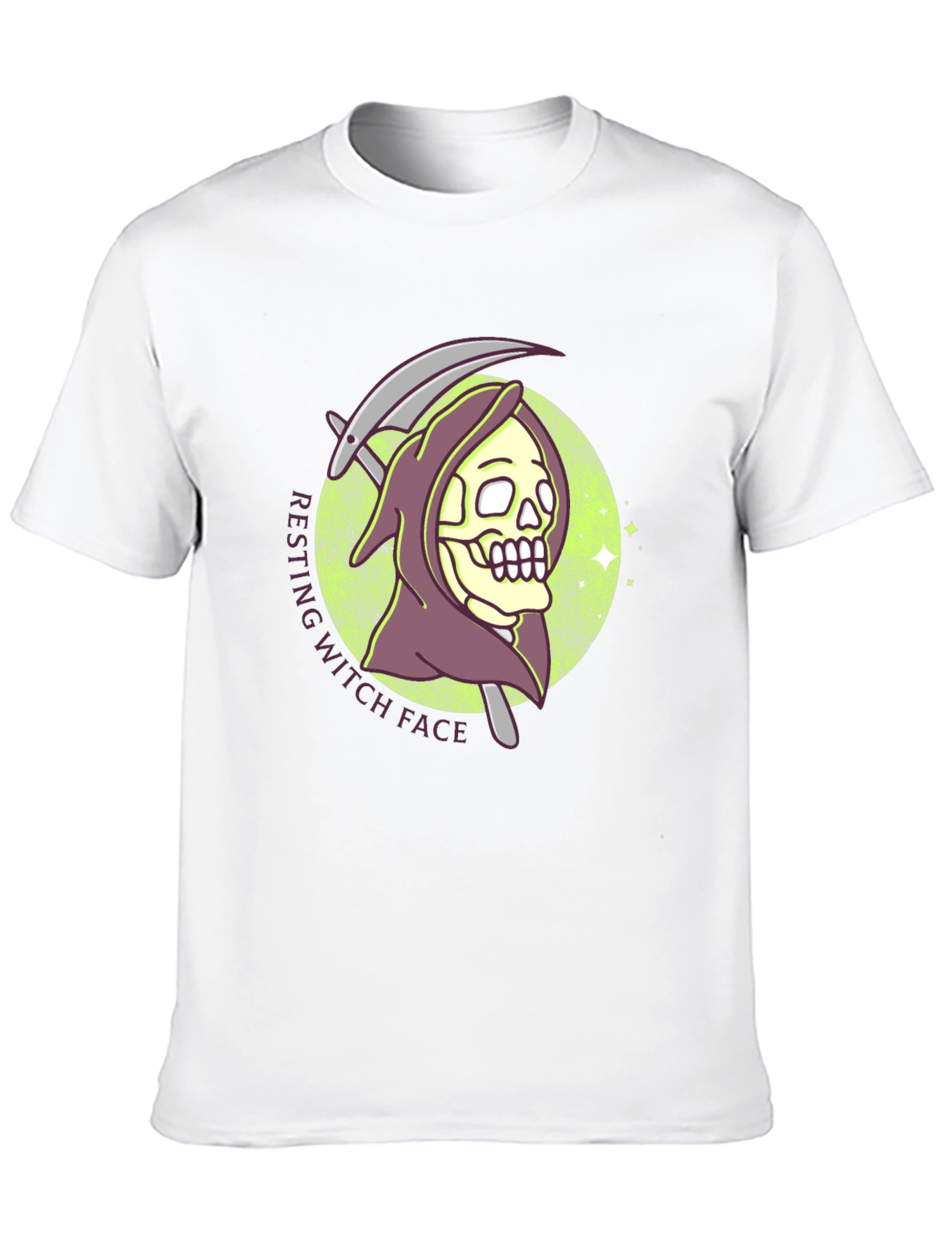 Resting Witch Face Graphic T-Shirt