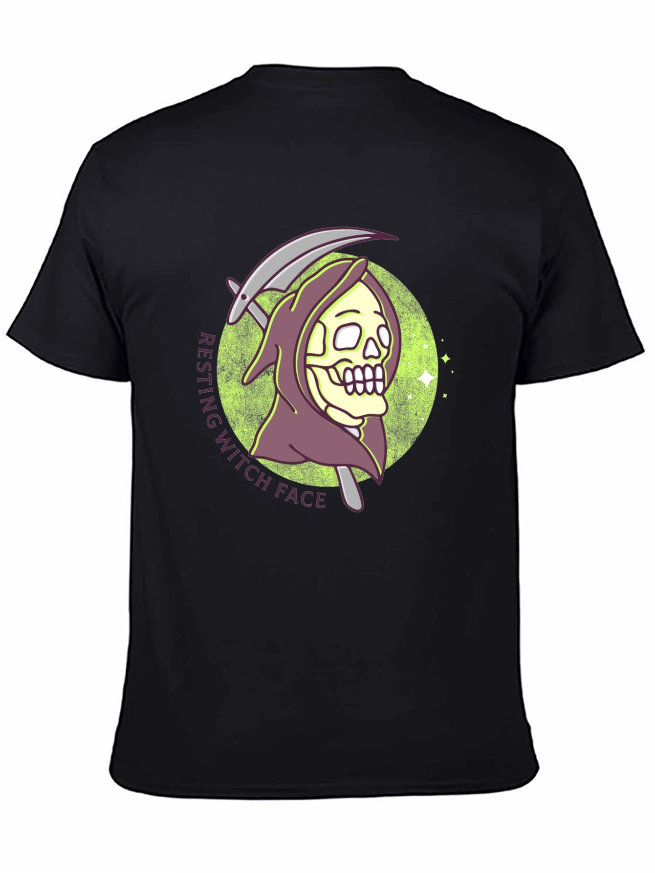 Resting Witch Face Graphic T-Shirt