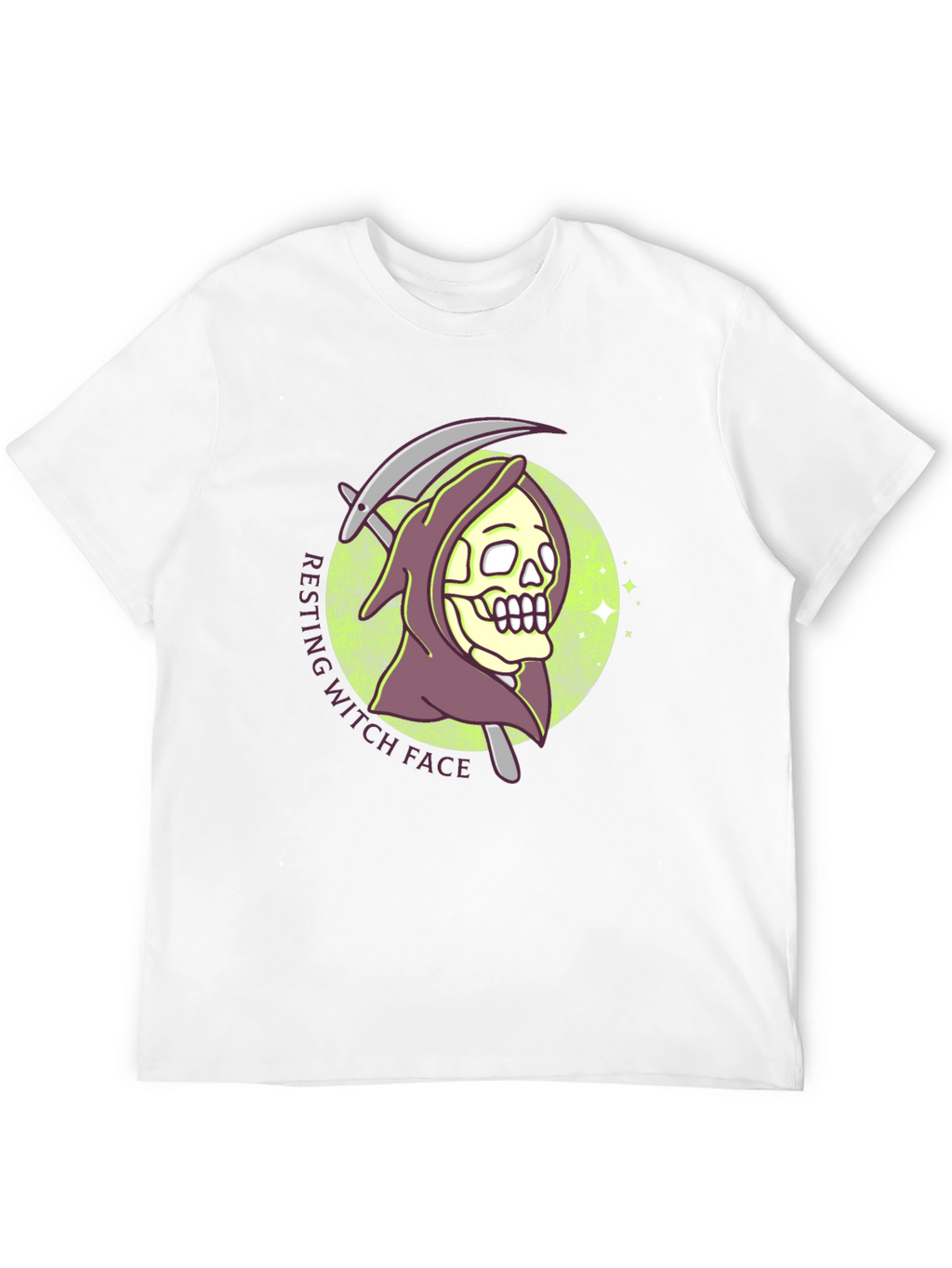 Resting Witch Face Graphic T-Shirt