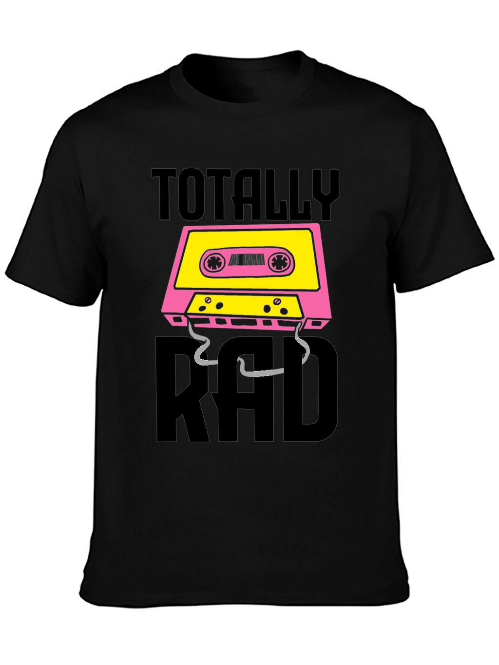 Totally Rad Cassette Tape Graphic T-Shirt