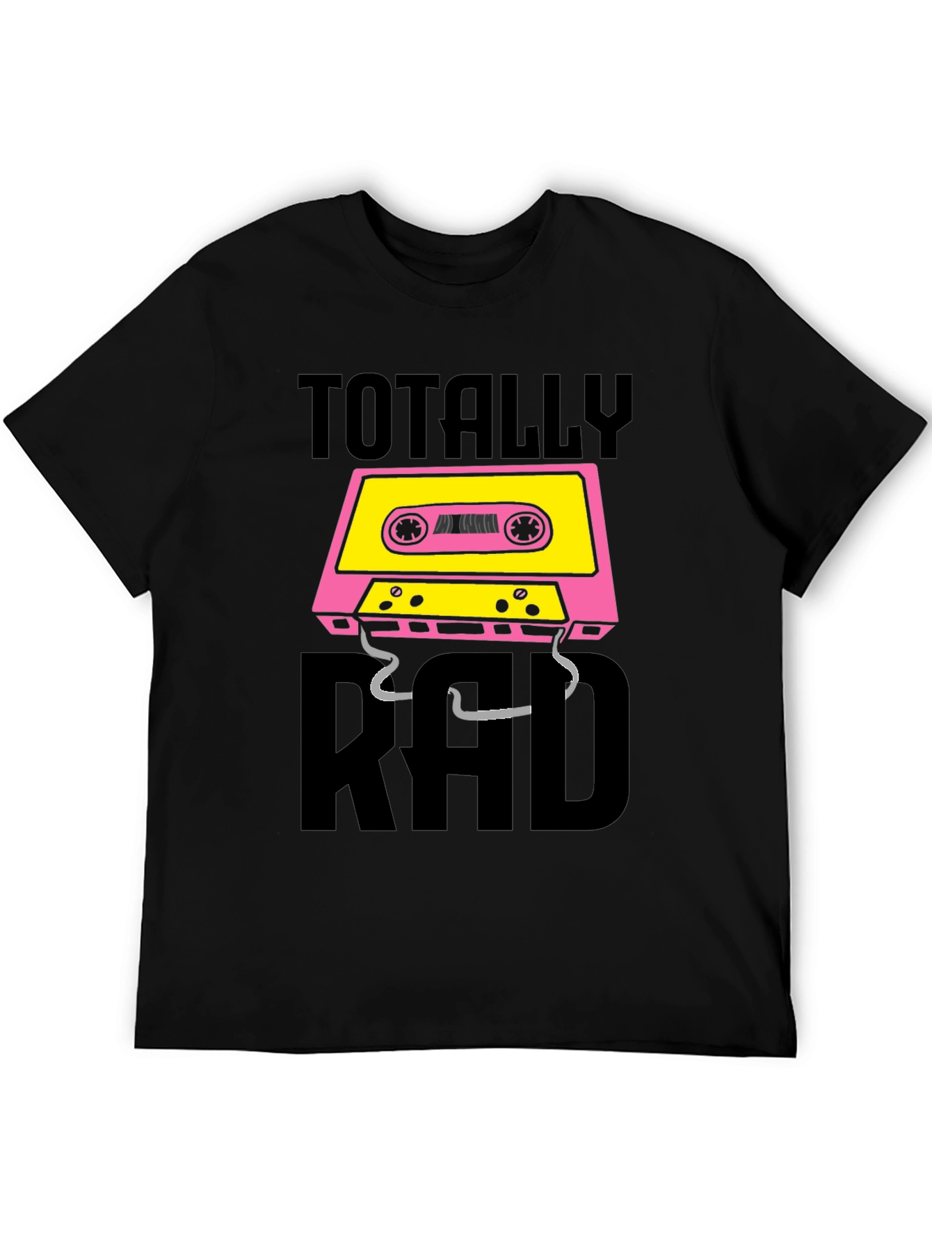 Totally Rad Cassette Tape Graphic T-Shirt