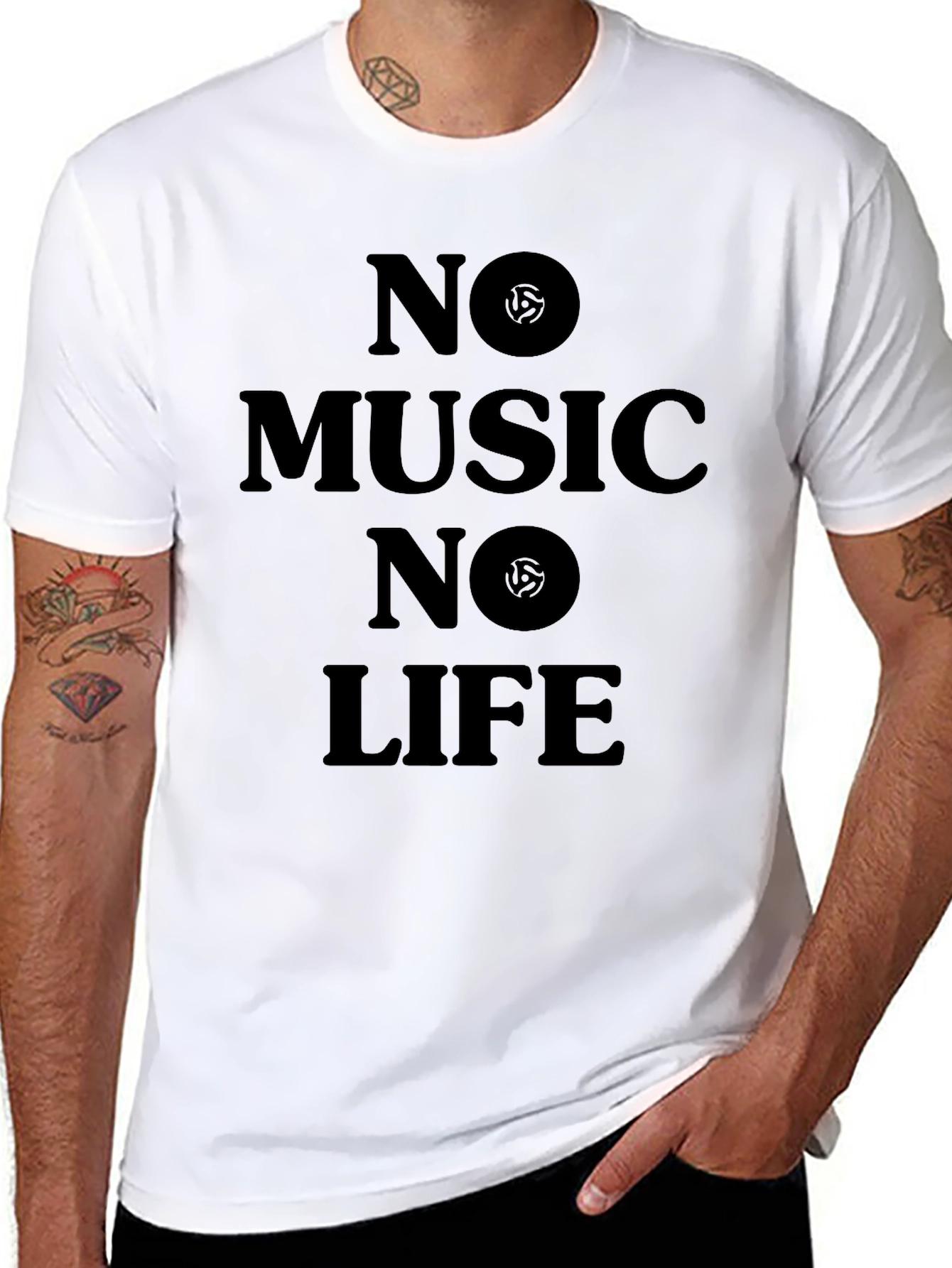 No Music No Life Graphic Tee