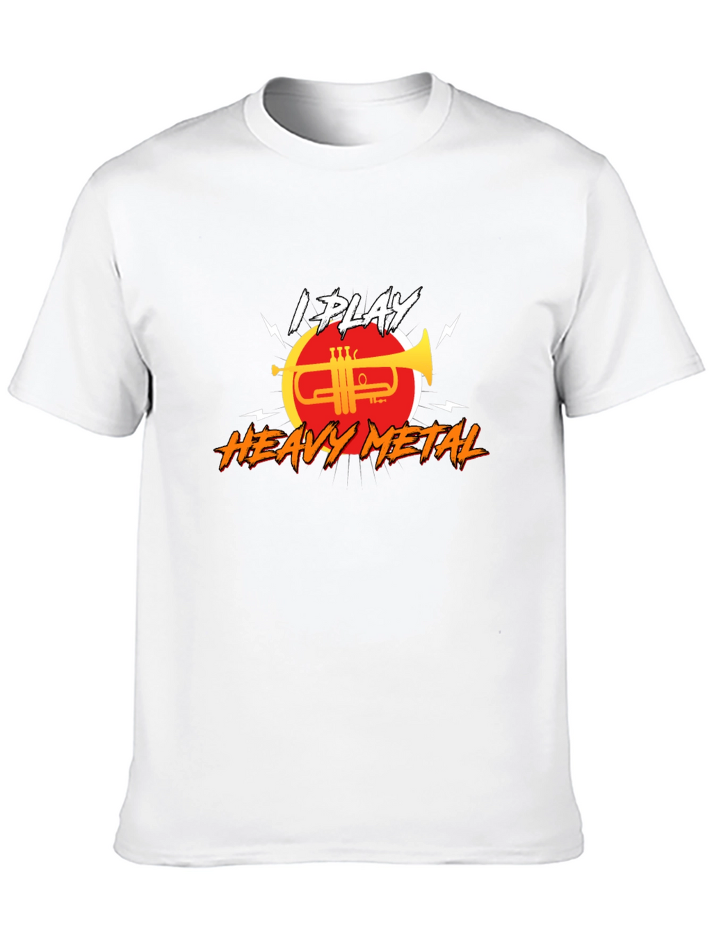 I Play Heavy Metal Trumpet T-Shirt