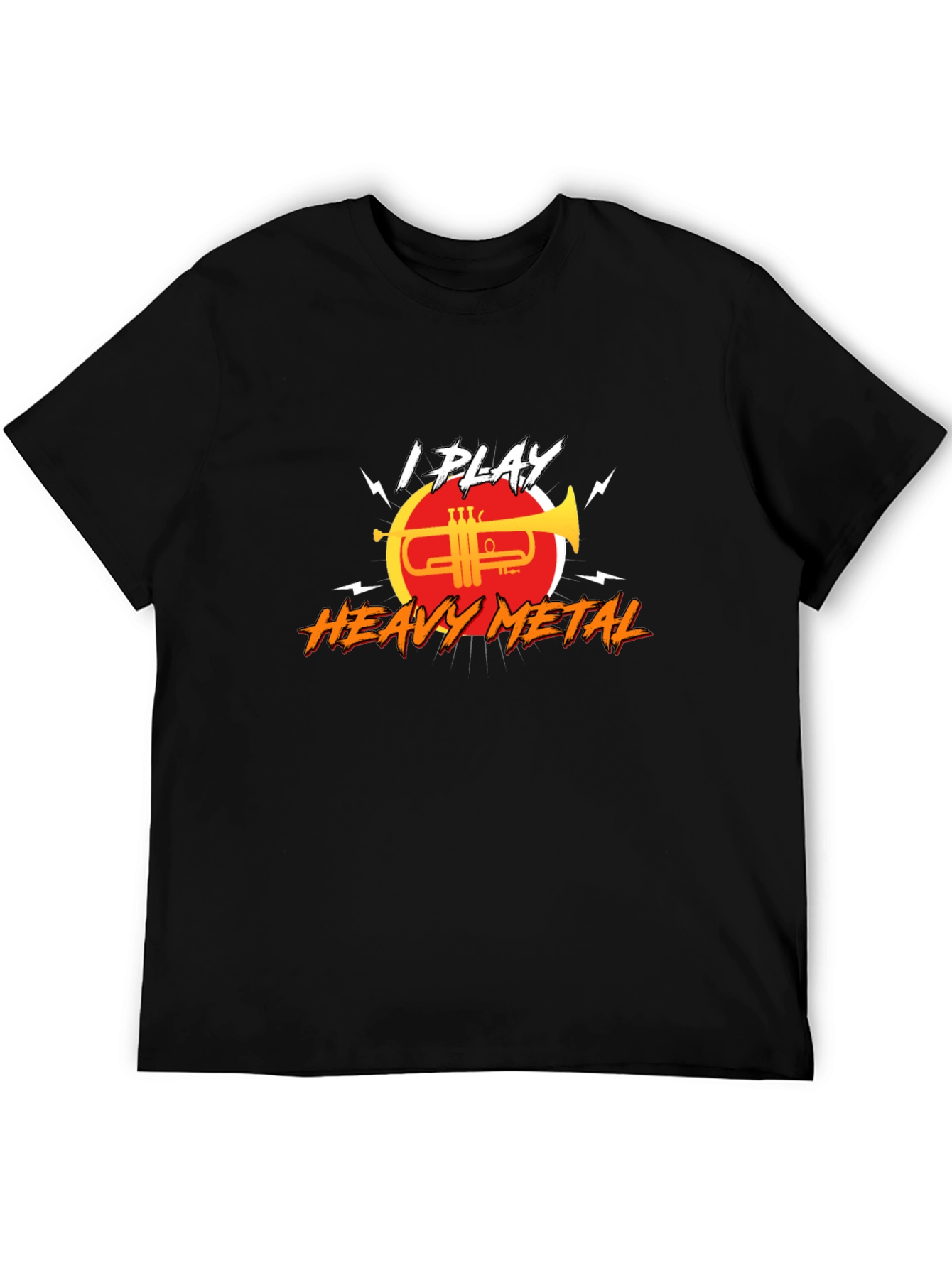 I Play Heavy Metal Trumpet T-Shirt
