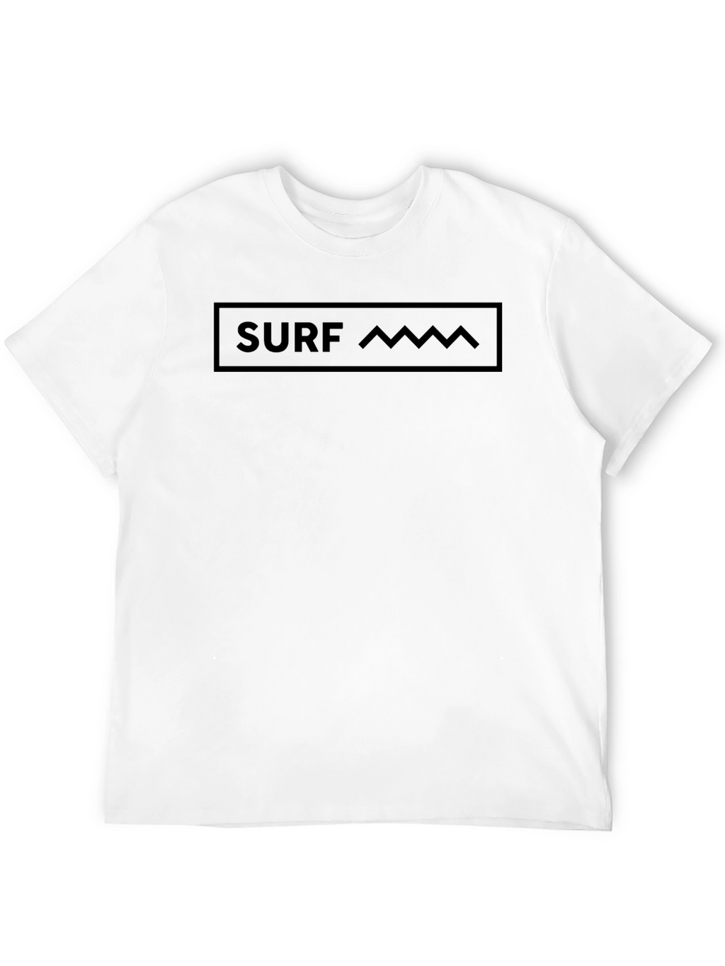 Mens Black Surf Graphic T-Shirt