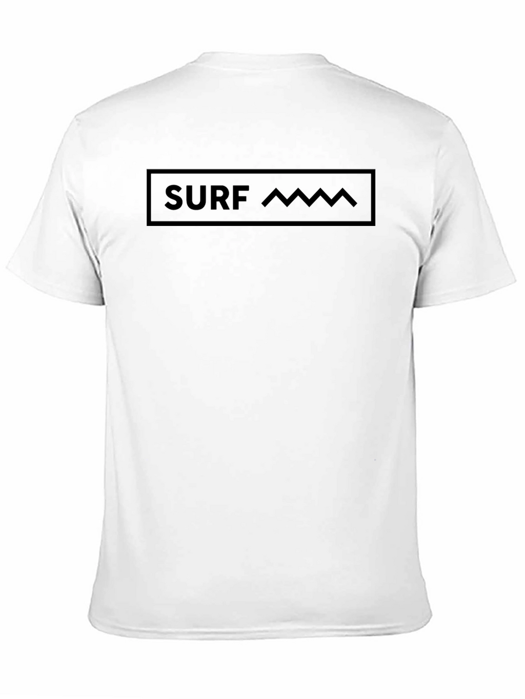 Mens Black Surf Graphic T-Shirt