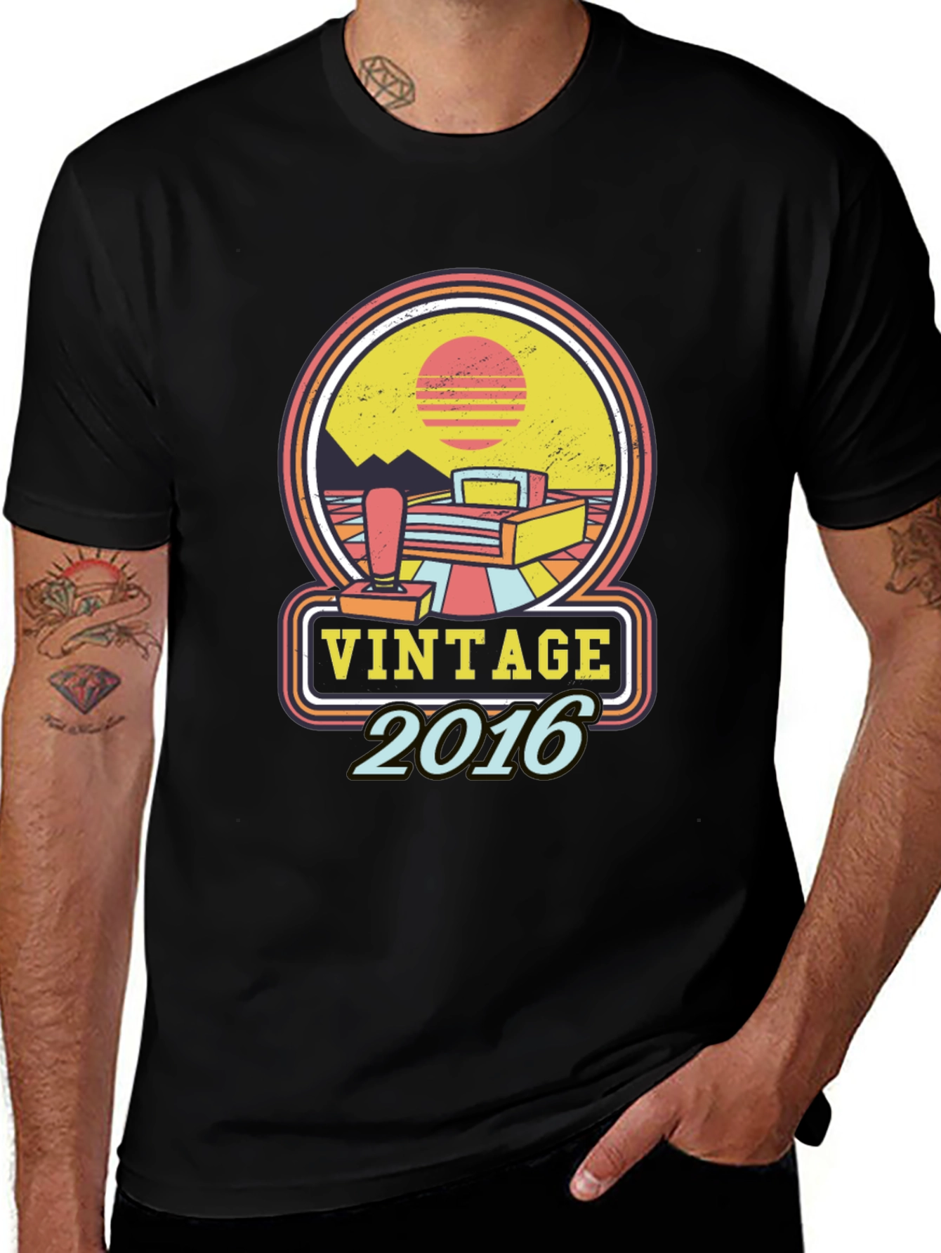 Vintage 2016 Retro Gaming T-Shirt